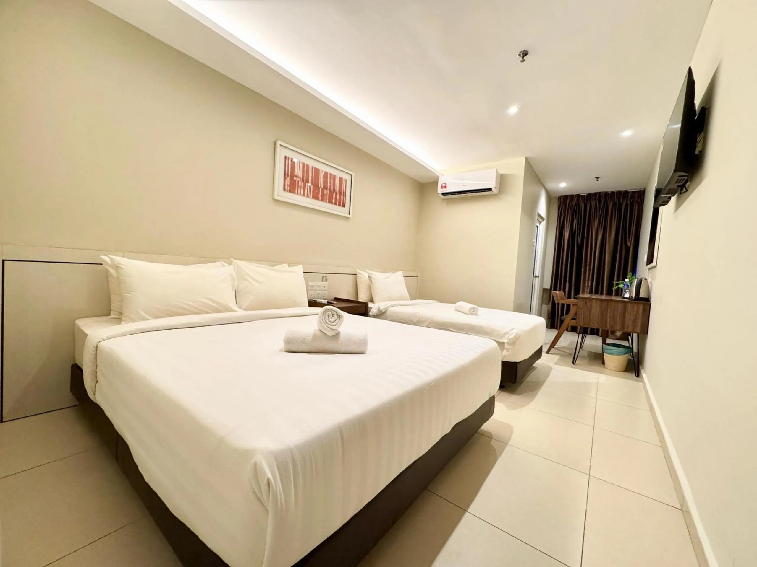 Bed in Kingston Hotel 1 - Bukit Bintang