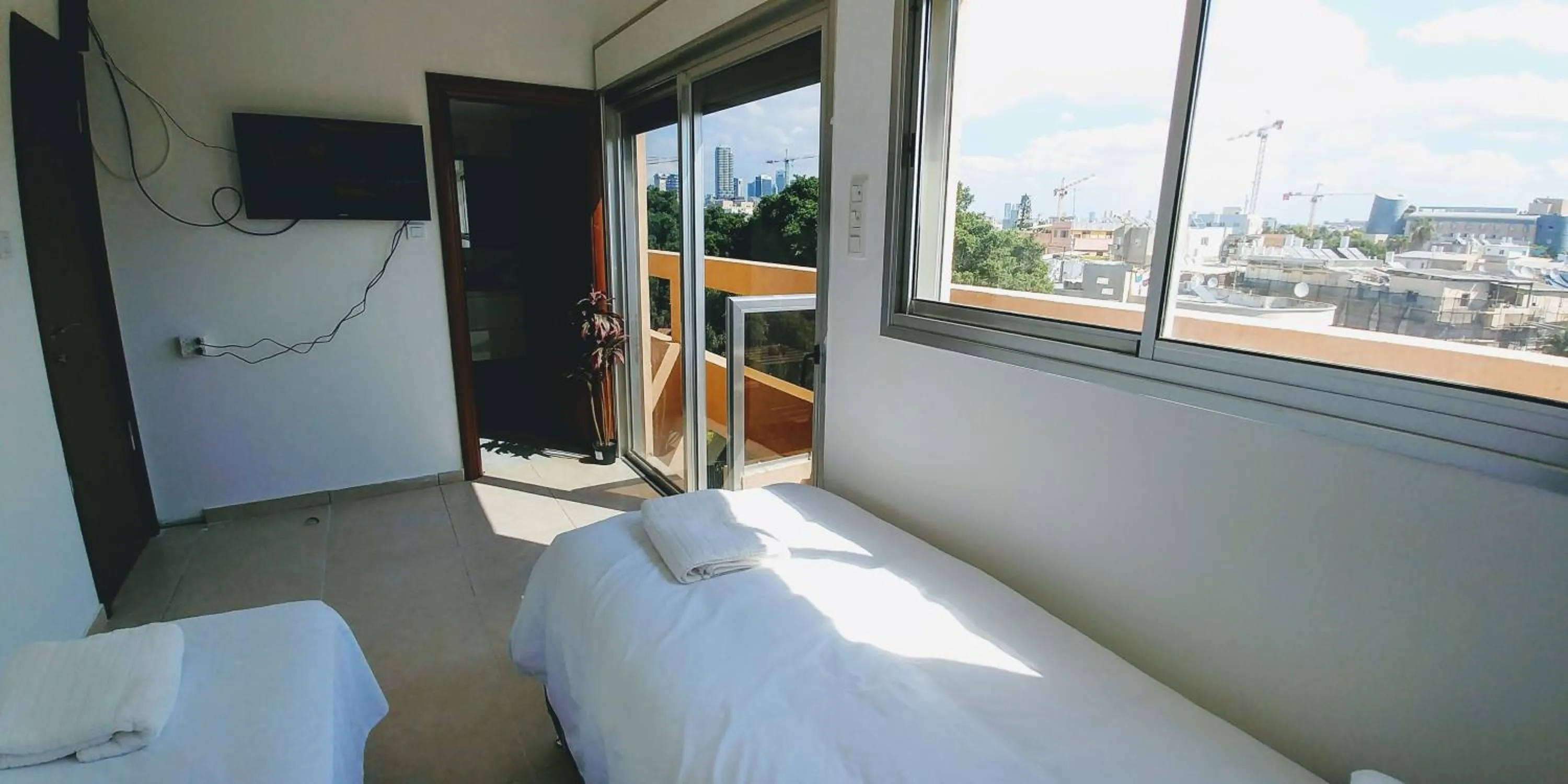 Photo of the whole room, Bed in Old Jaffa's Penthouse Boutique Hostel