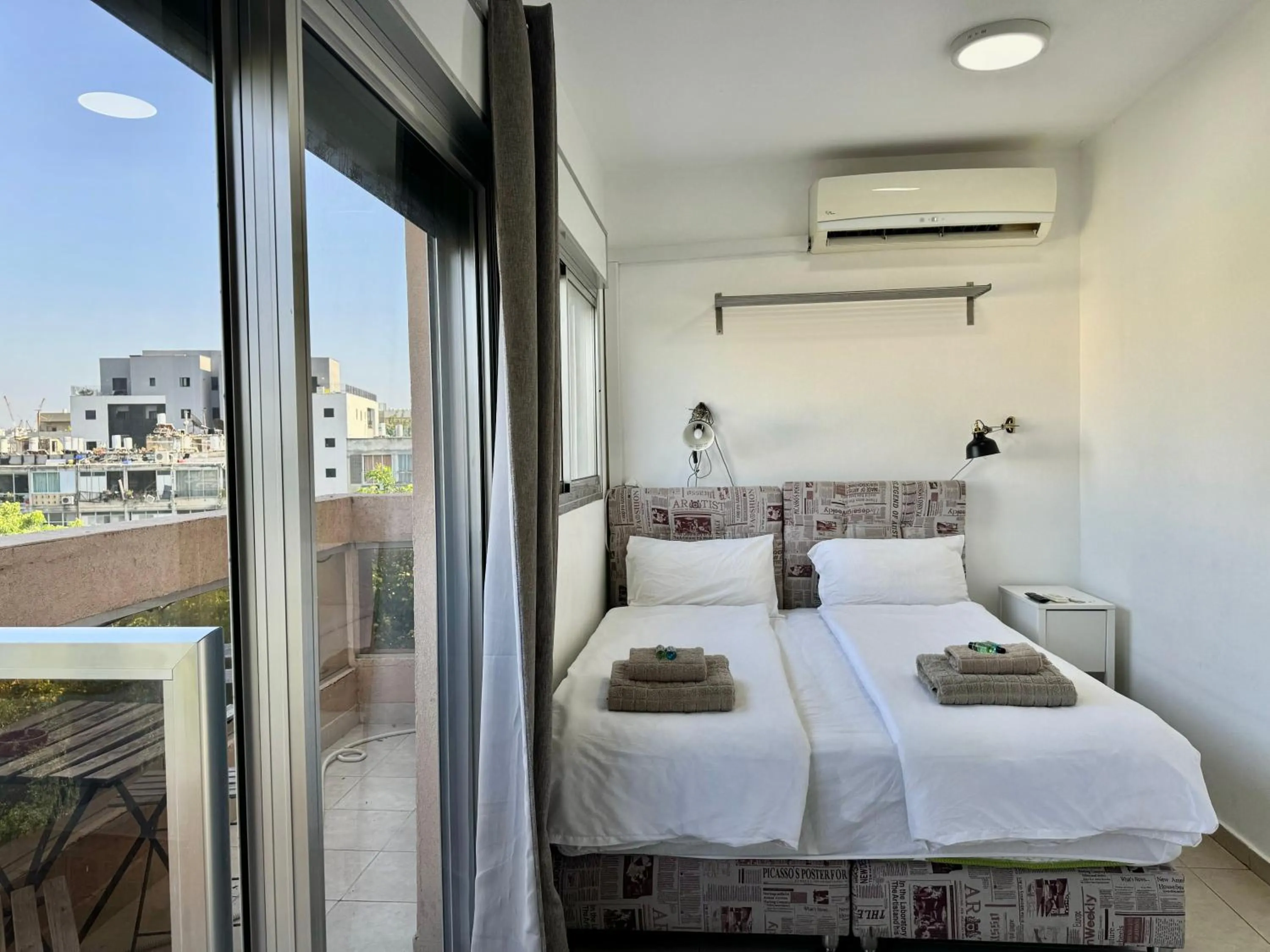 Bed in Old Jaffa's Penthouse Boutique Hostel