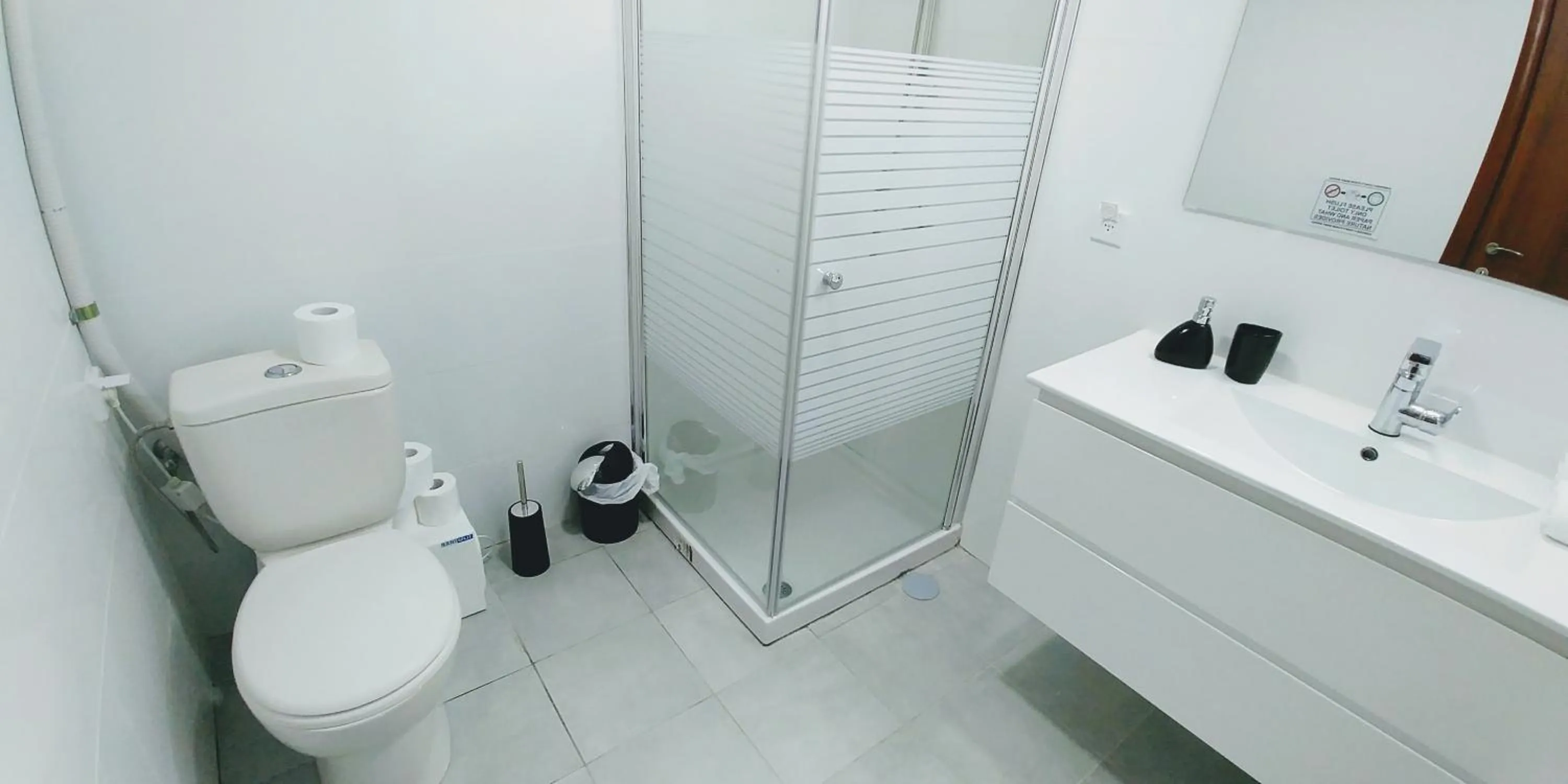 Bathroom in Old Jaffa's Penthouse Boutique Hostel