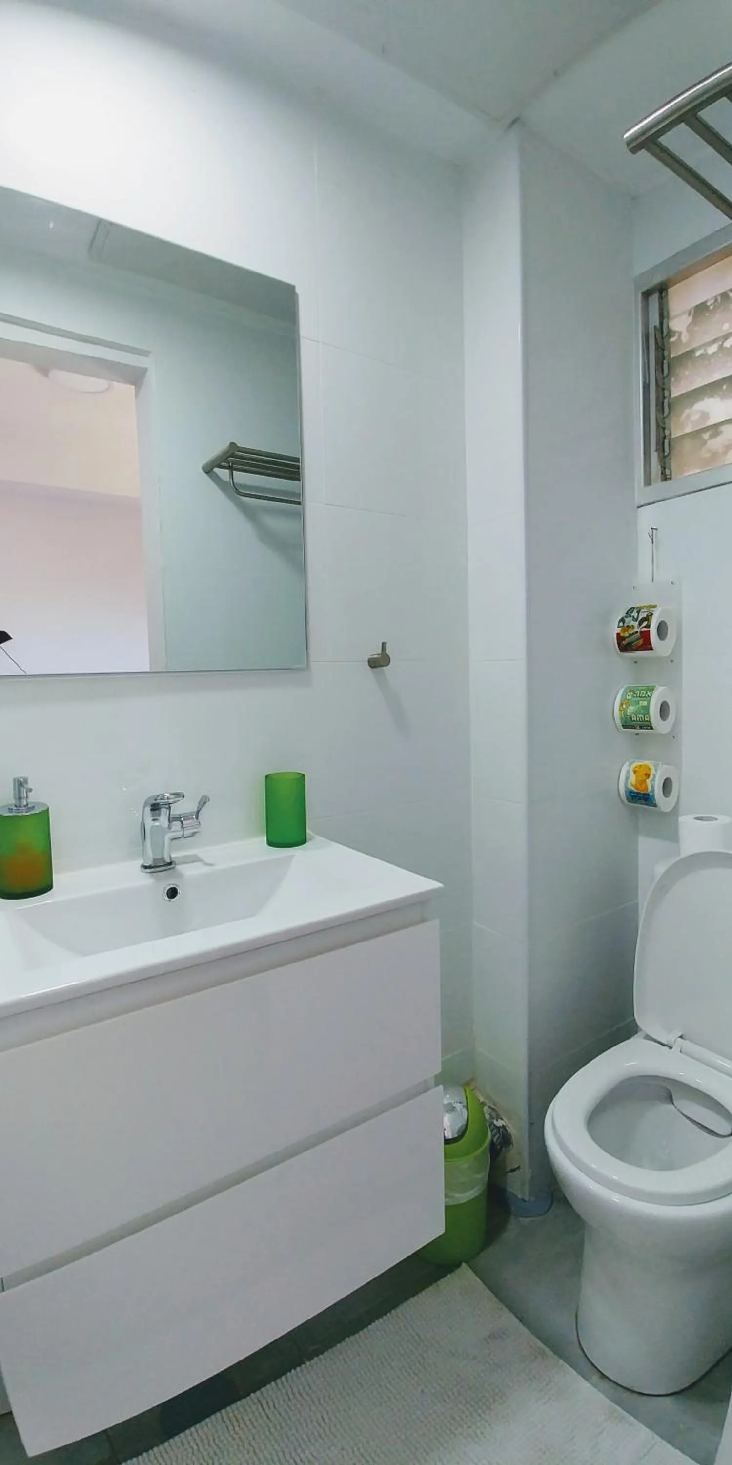 Bathroom in Old Jaffa's Penthouse Boutique Hostel