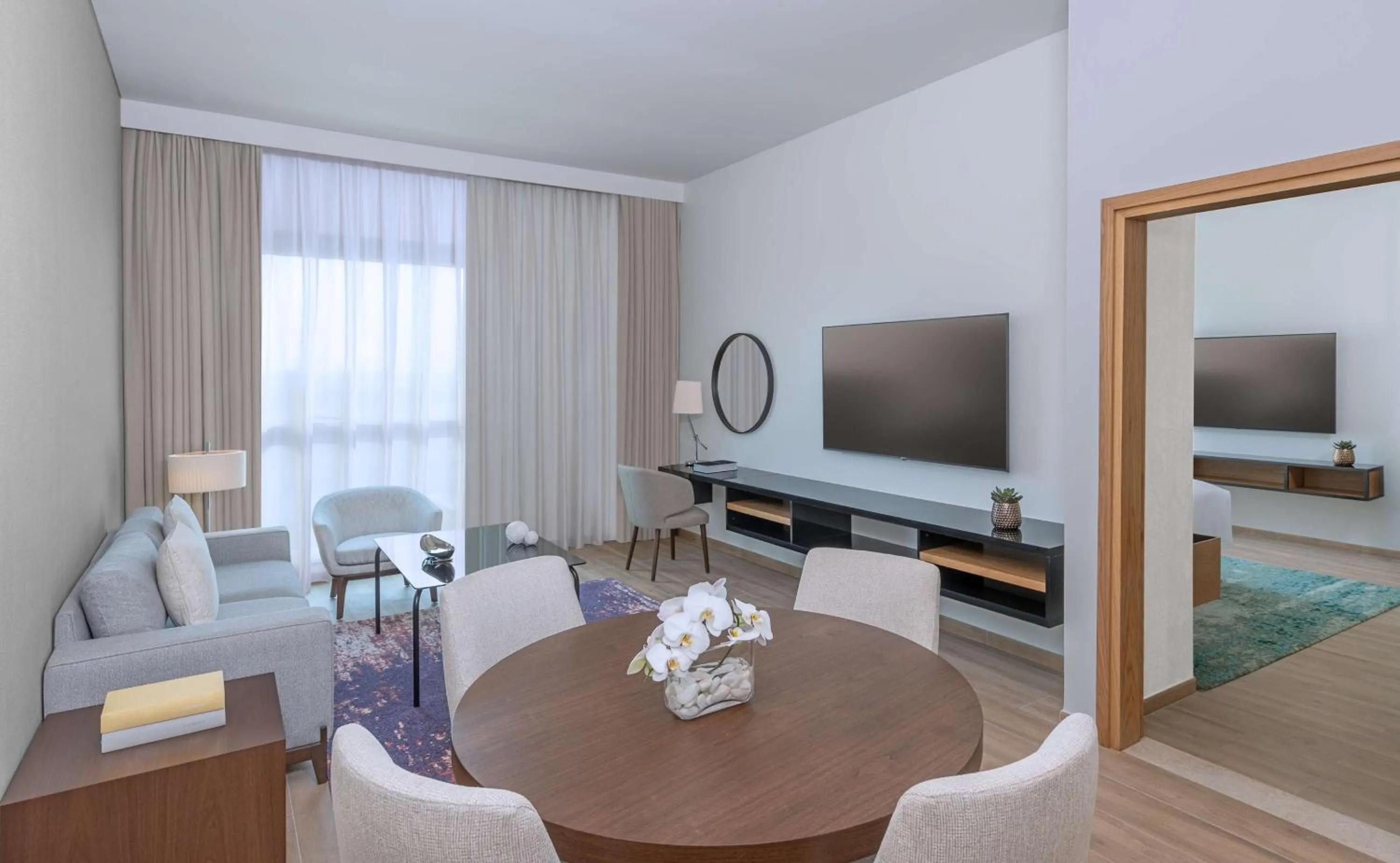 Communal lounge/ TV room in Hyatt Regency Oryx Doha