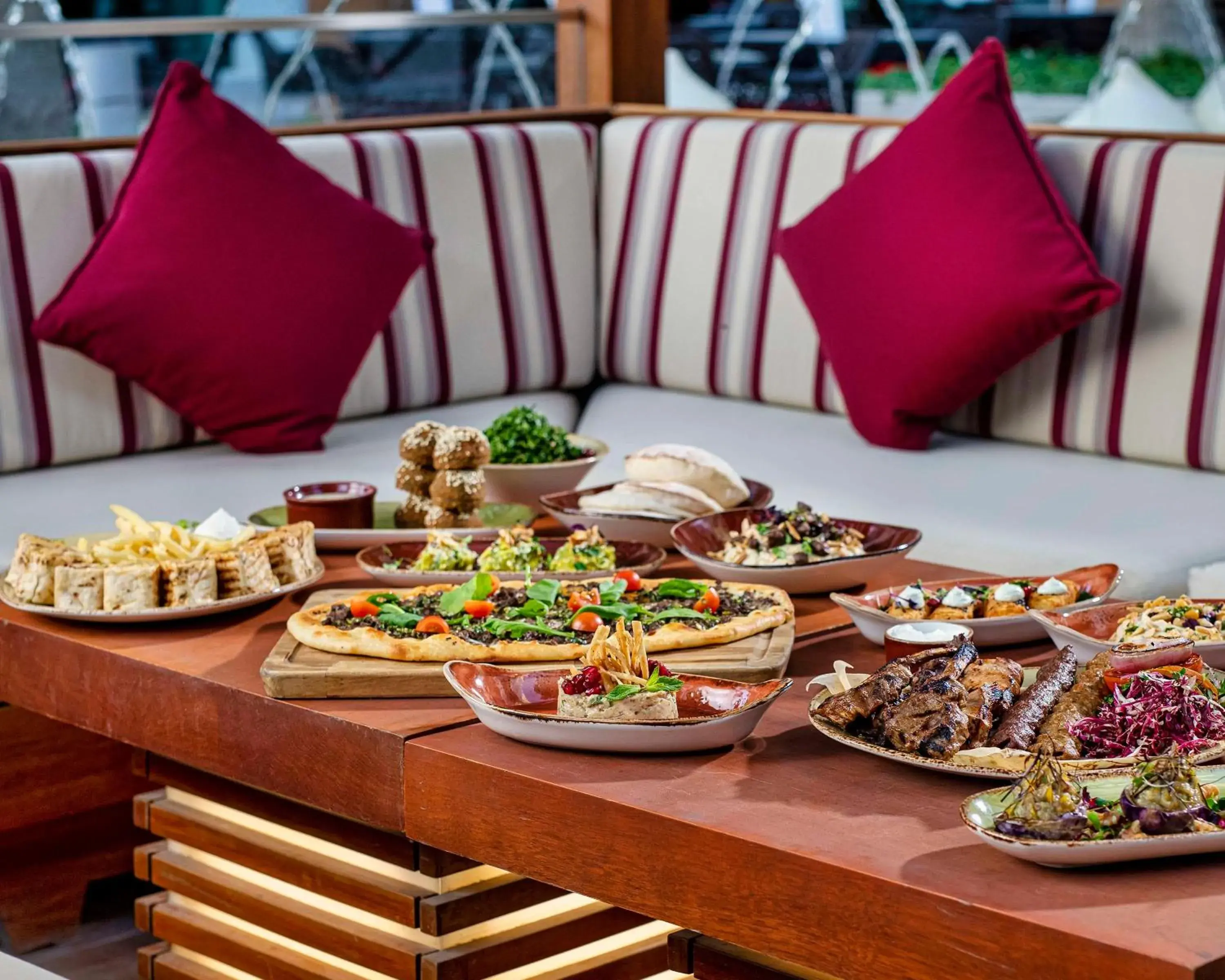 Restaurant/places to eat in Hyatt Regency Oryx Doha Restaurant/places to eat in Hyatt Regency Oryx Doha