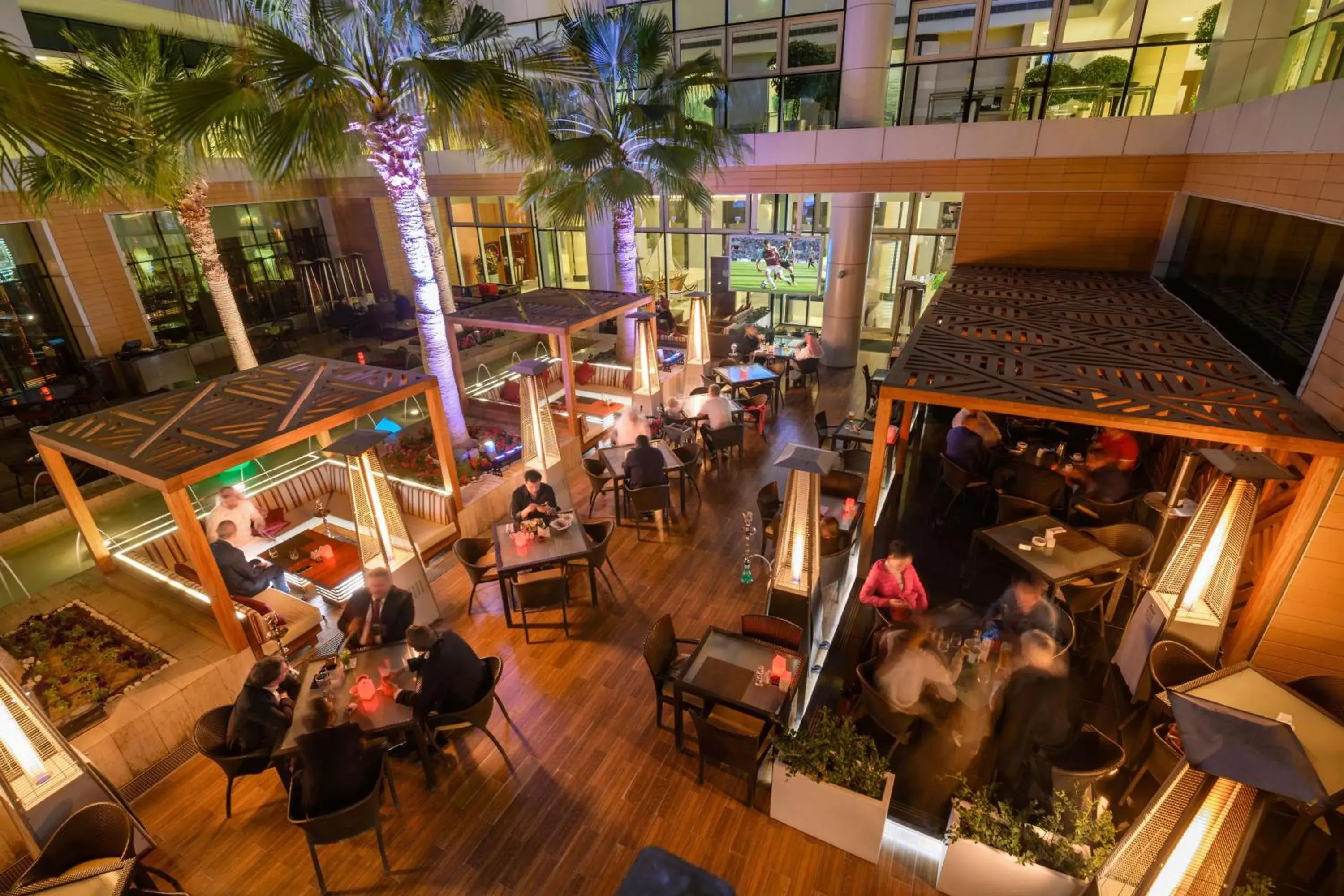 Lounge or bar in Hyatt Regency Oryx Doha Lounge or bar in Hyatt Regency Oryx Doha