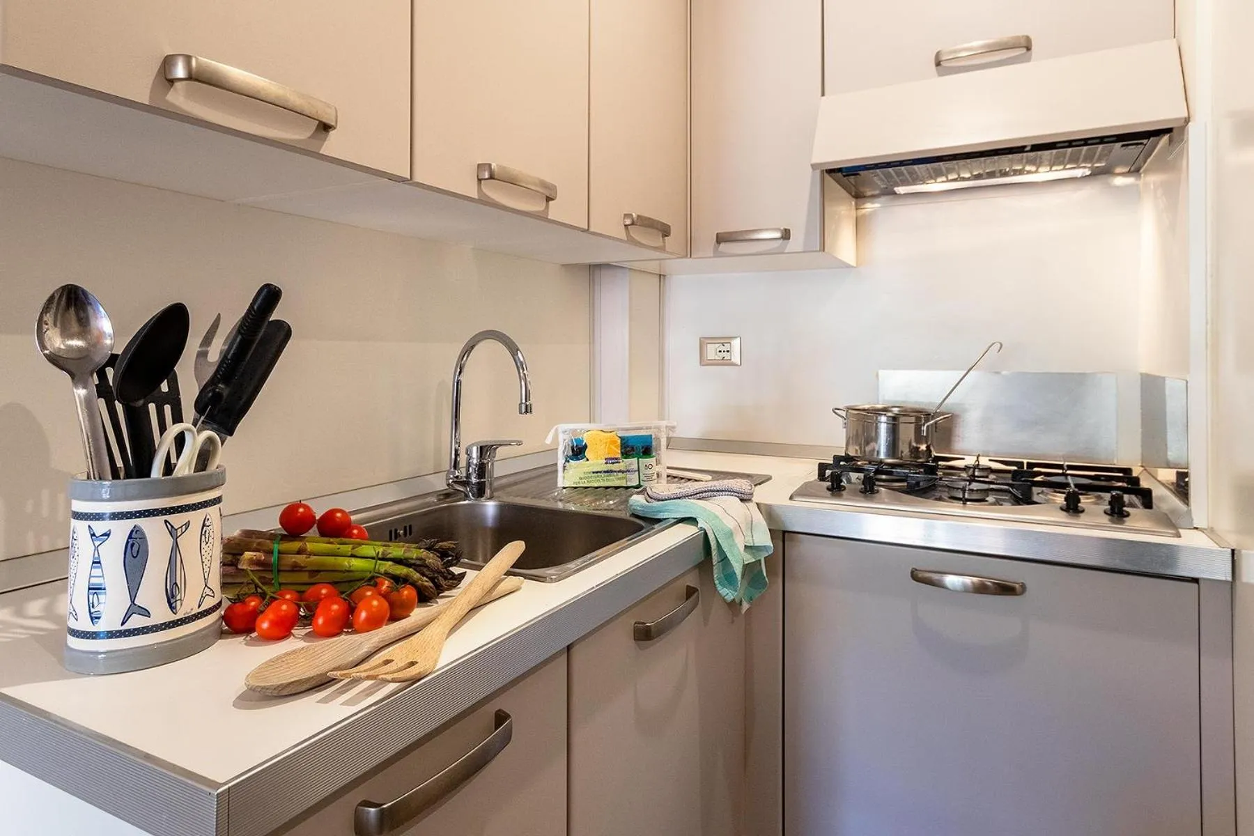 Kitchen or kitchenette in Residence Greco