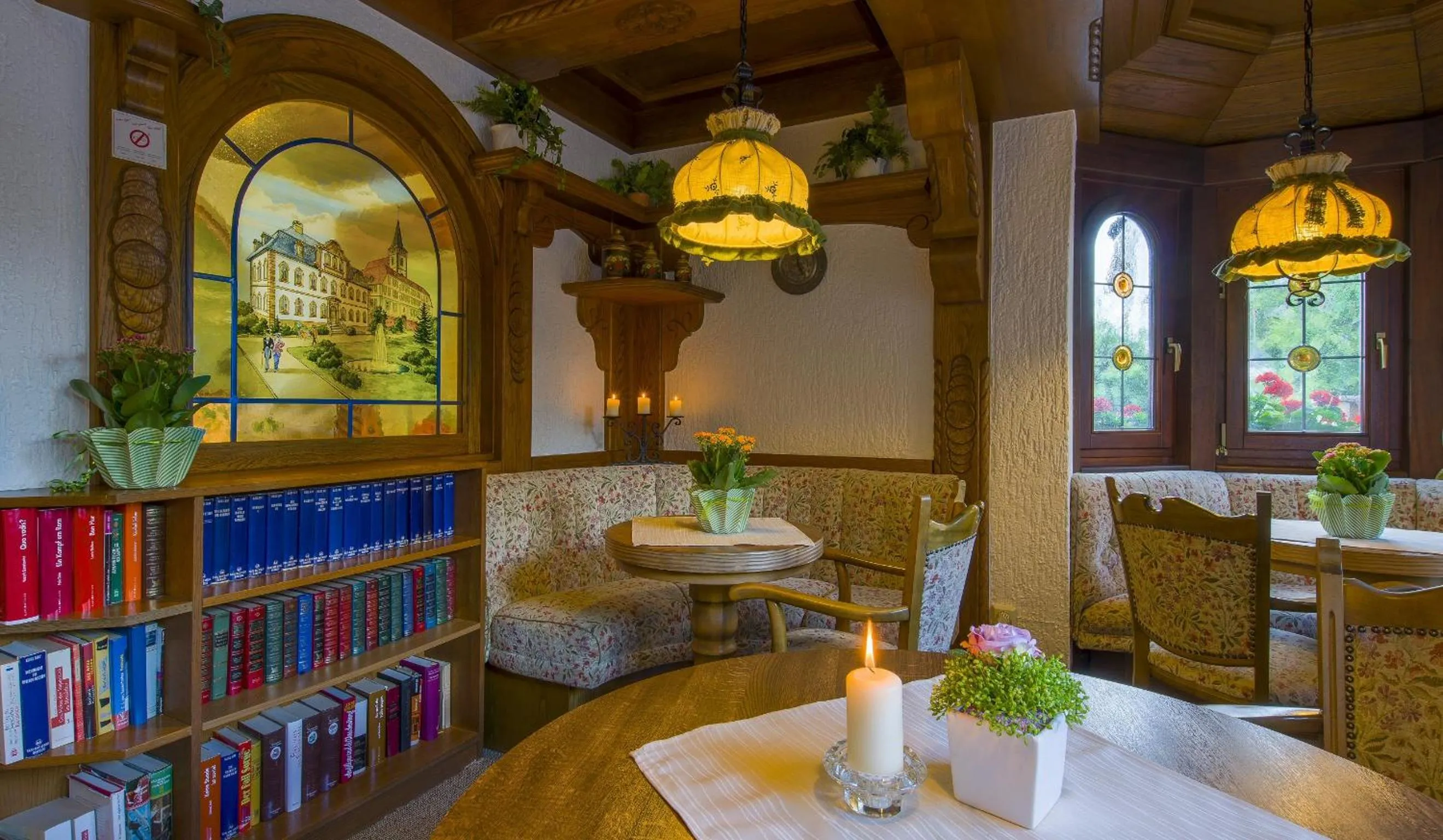 Library in Hotel Schloessmann Garni