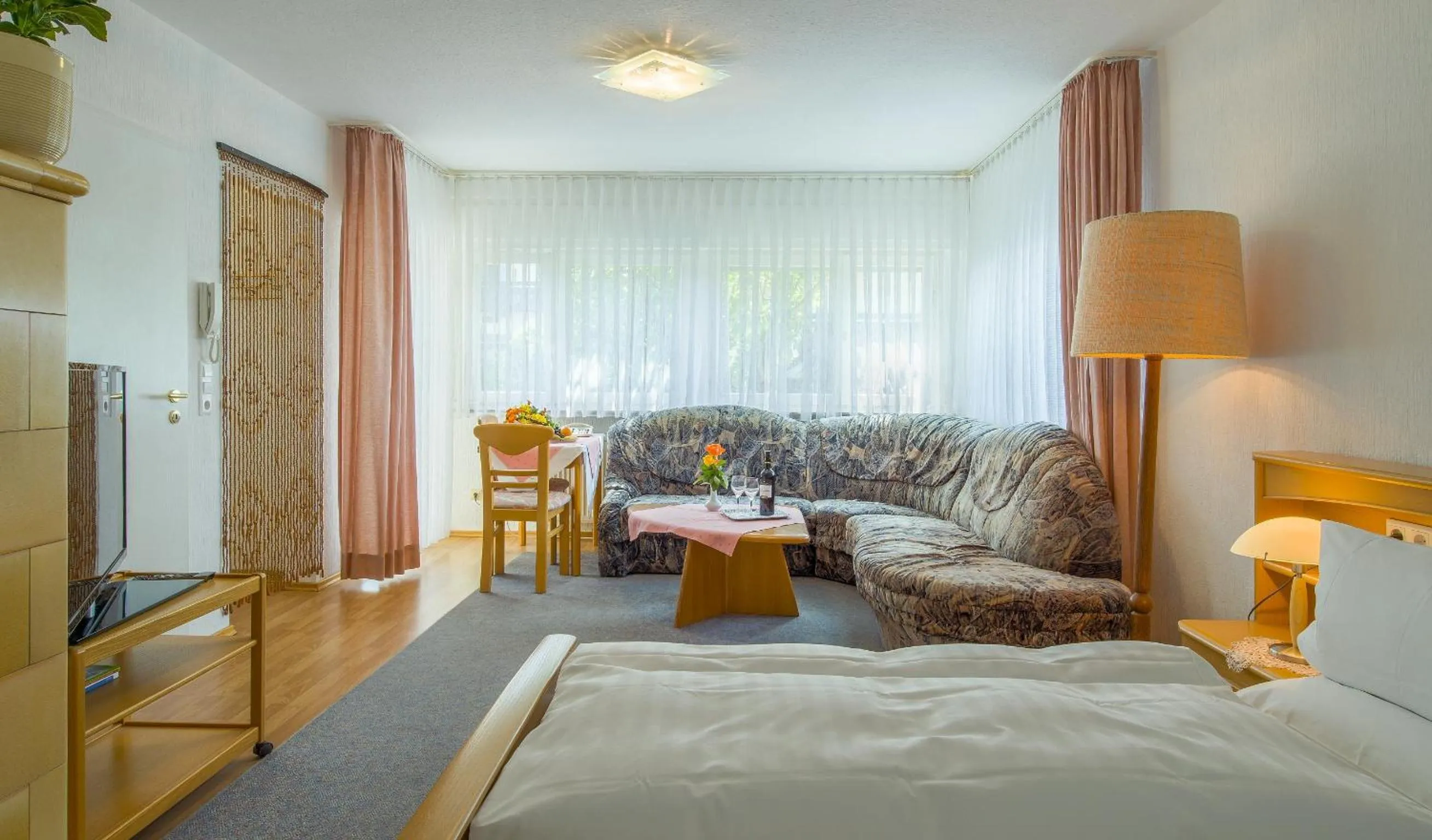 Photo of the whole room, Bed in Hotel Schloessmann Garni