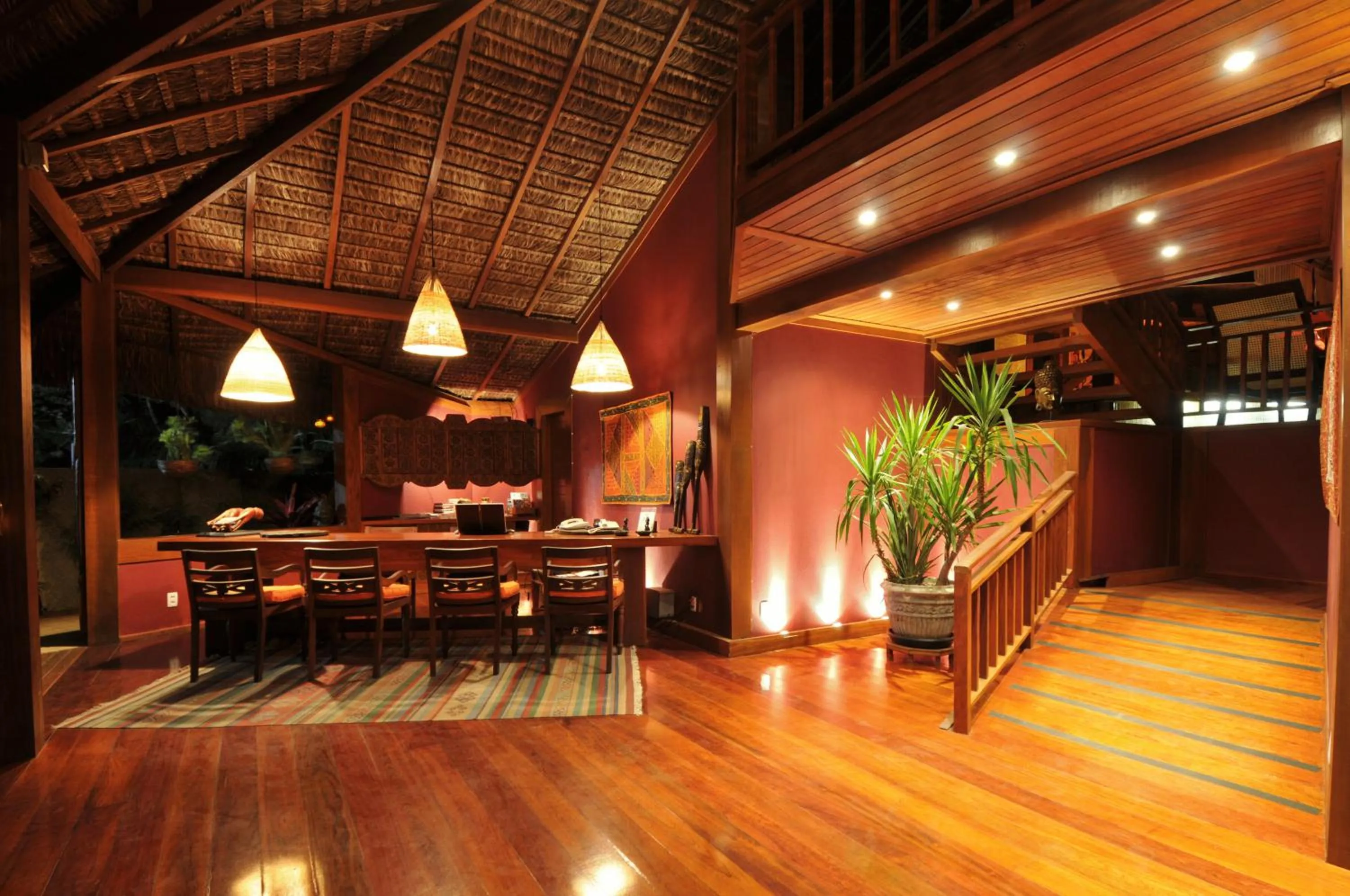 Lobby or reception in Hotel Sombra e Água Fresca