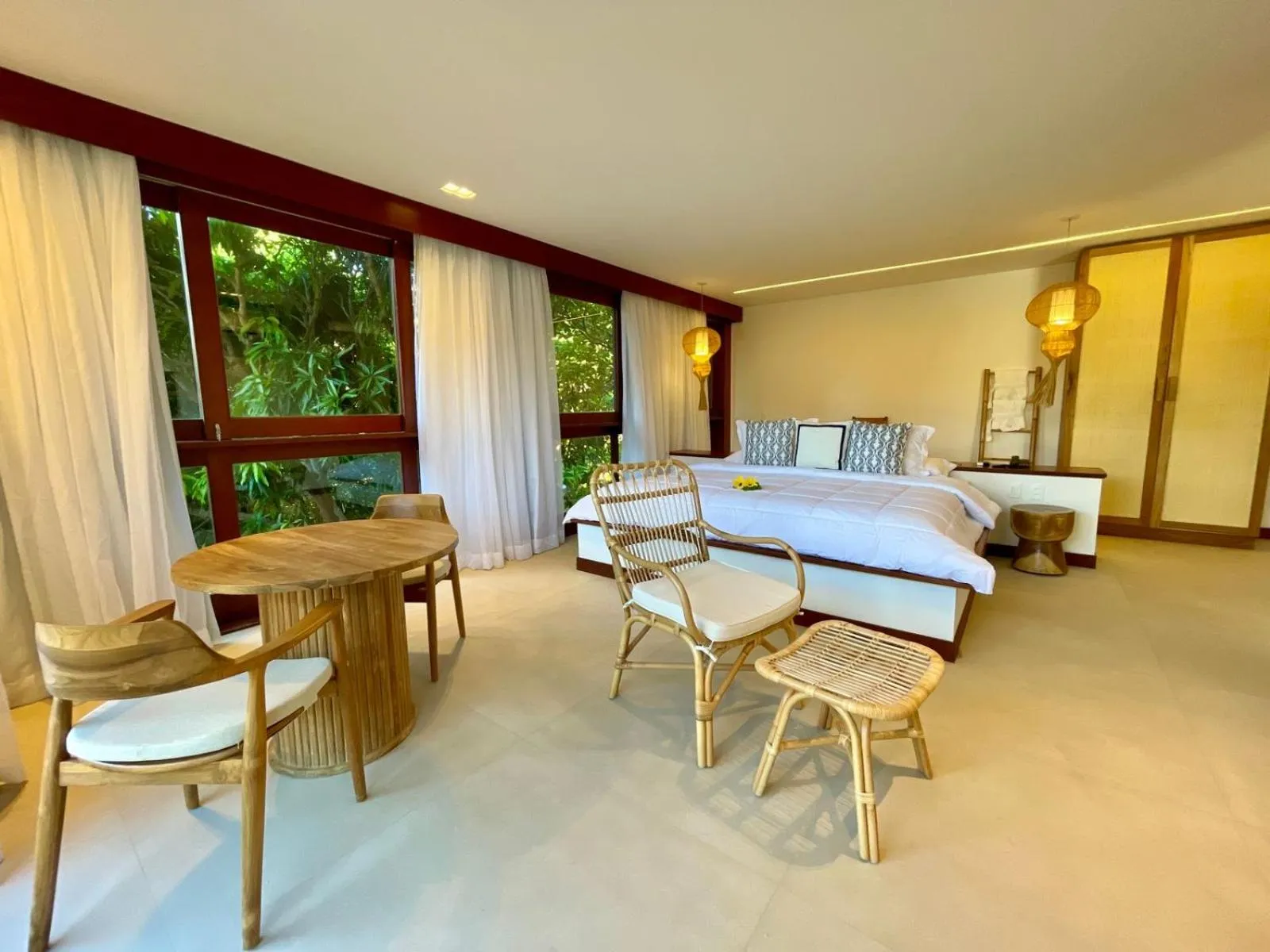 Bed in Hotel Sombra e Água Fresca