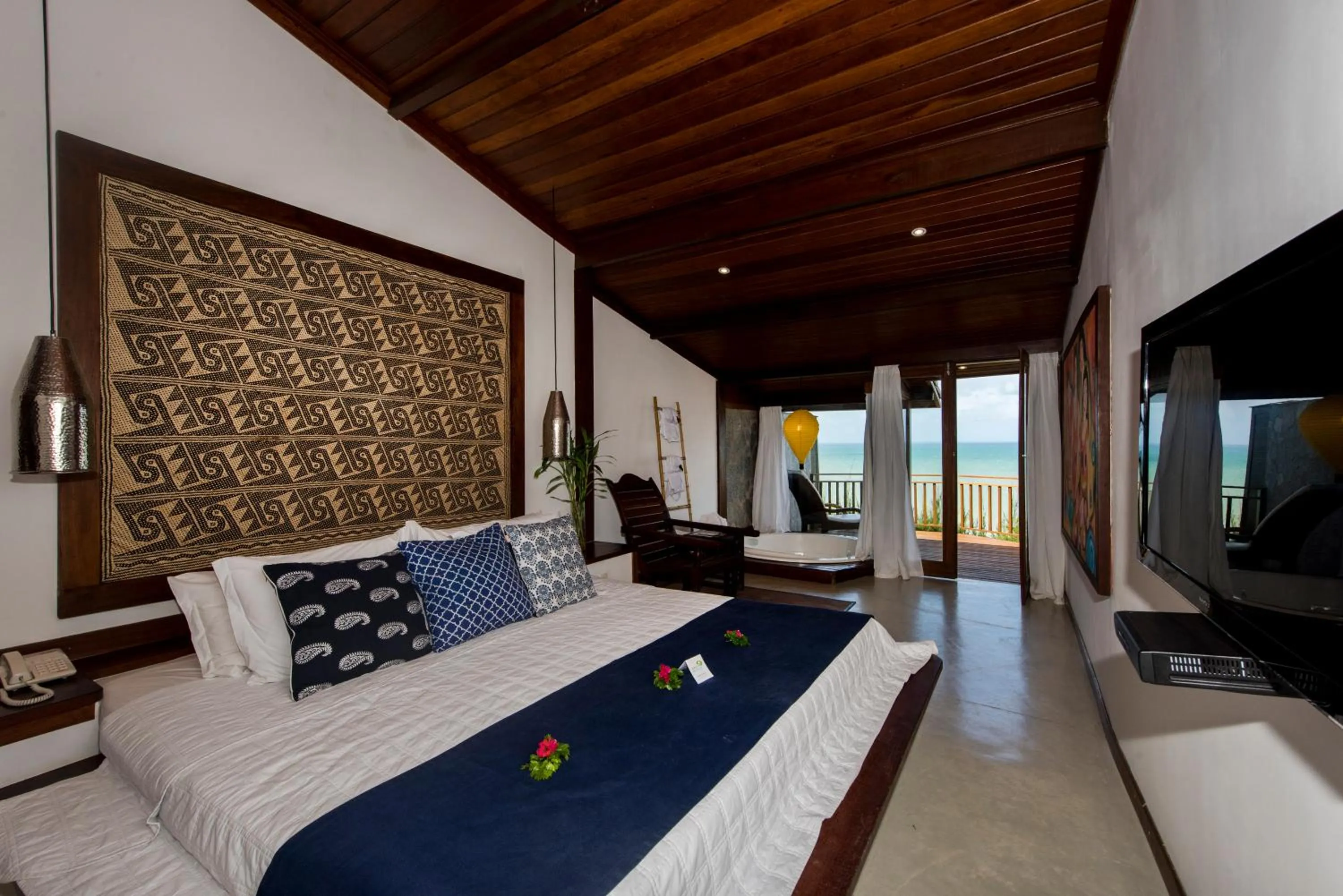 Bed in Hotel Sombra e Água Fresca