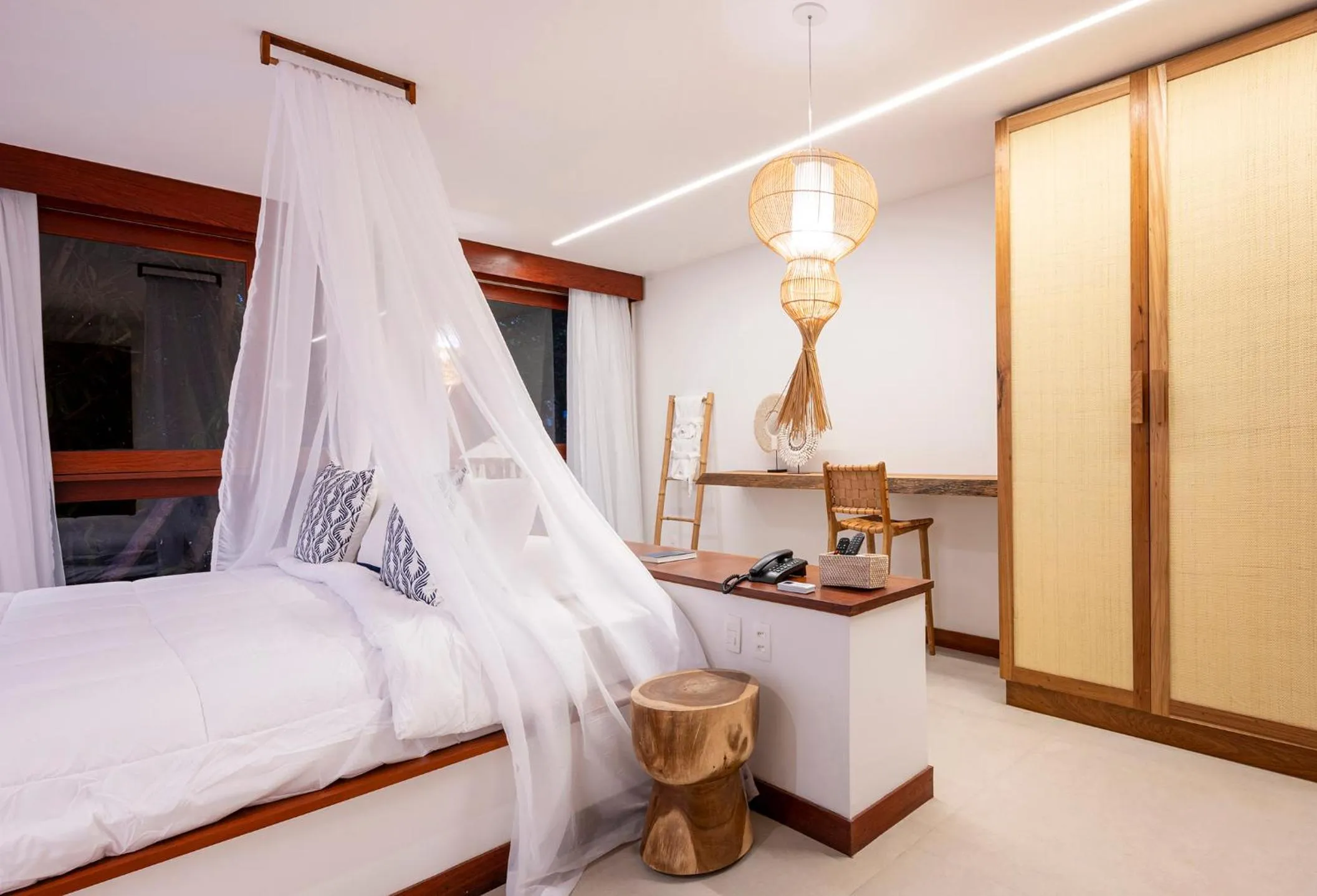 Bed in Hotel Sombra e Água Fresca