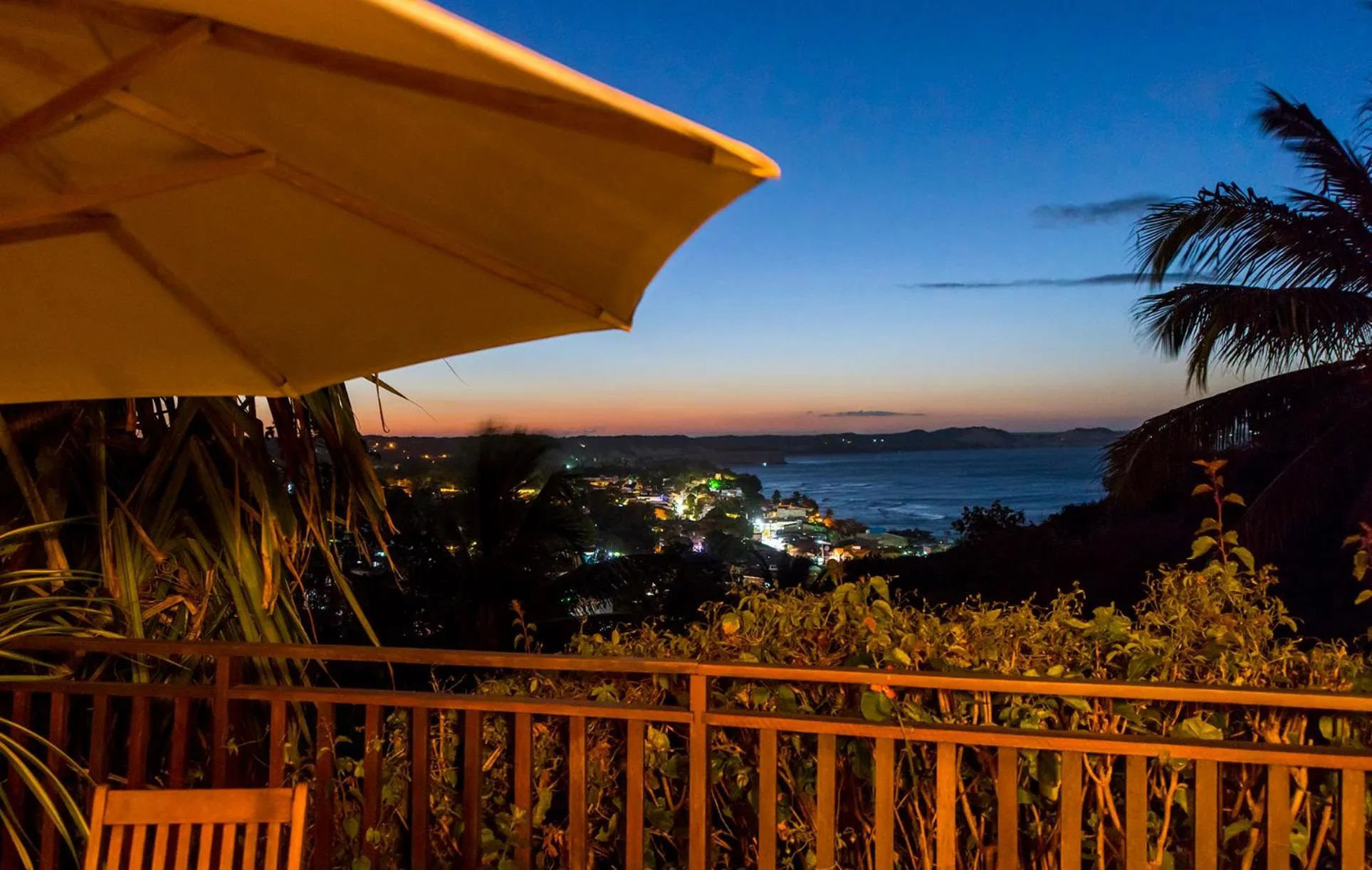 Sunset in Hotel Sombra e Água Fresca