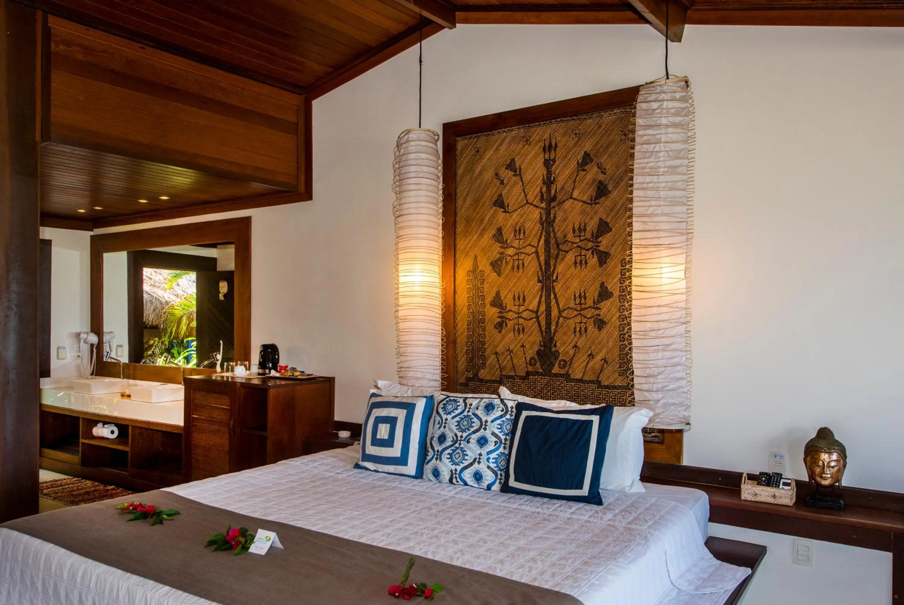 Bed in Hotel Sombra e Água Fresca