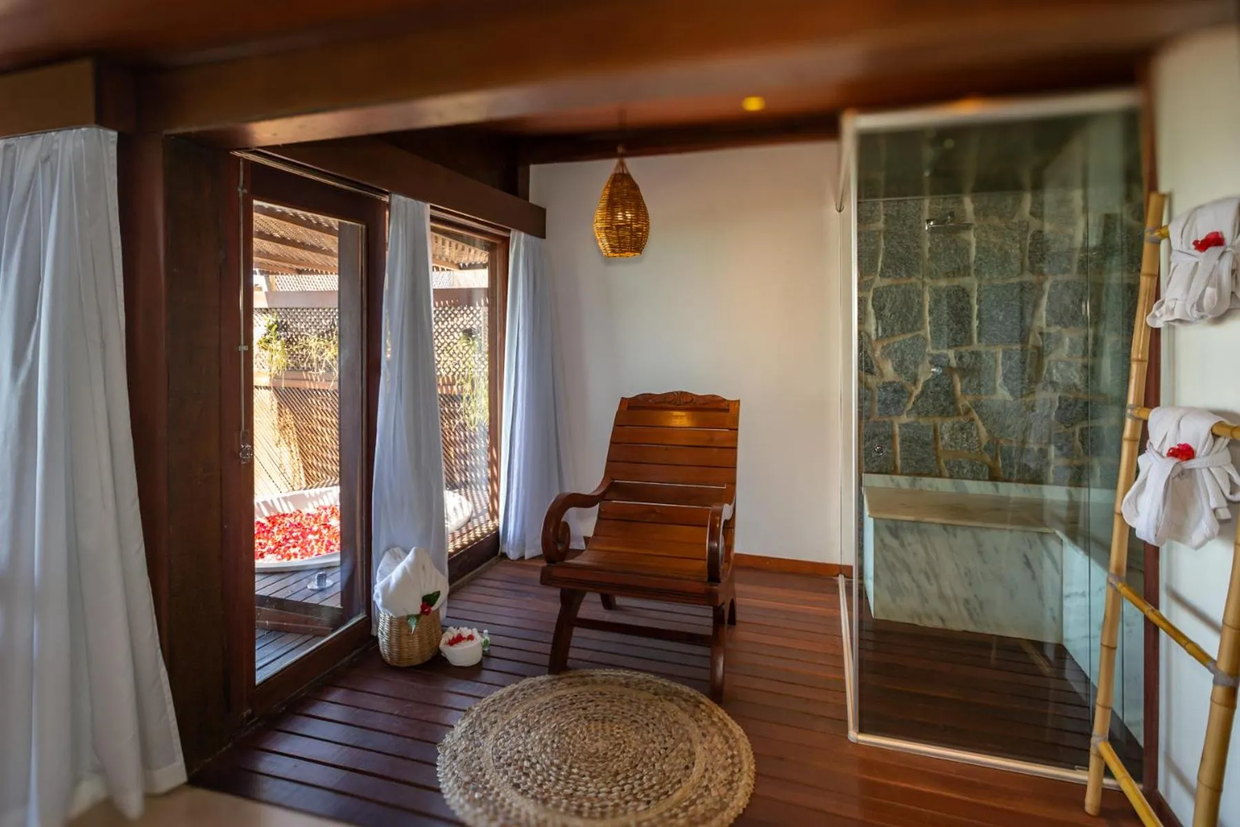 Steam room in Hotel Sombra e Água Fresca