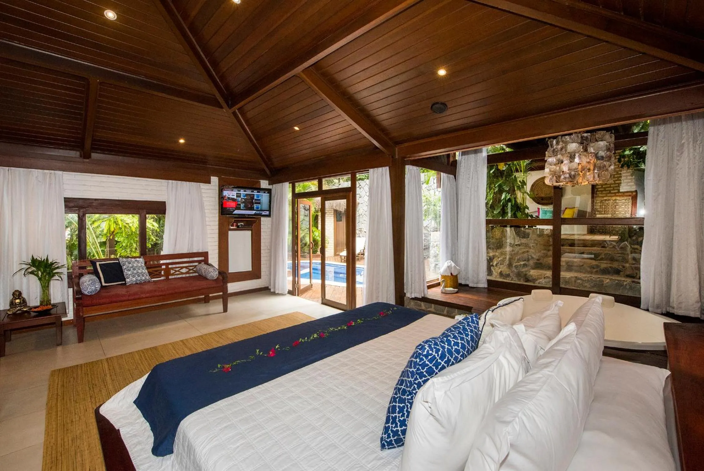 Bed in Hotel Sombra e Água Fresca