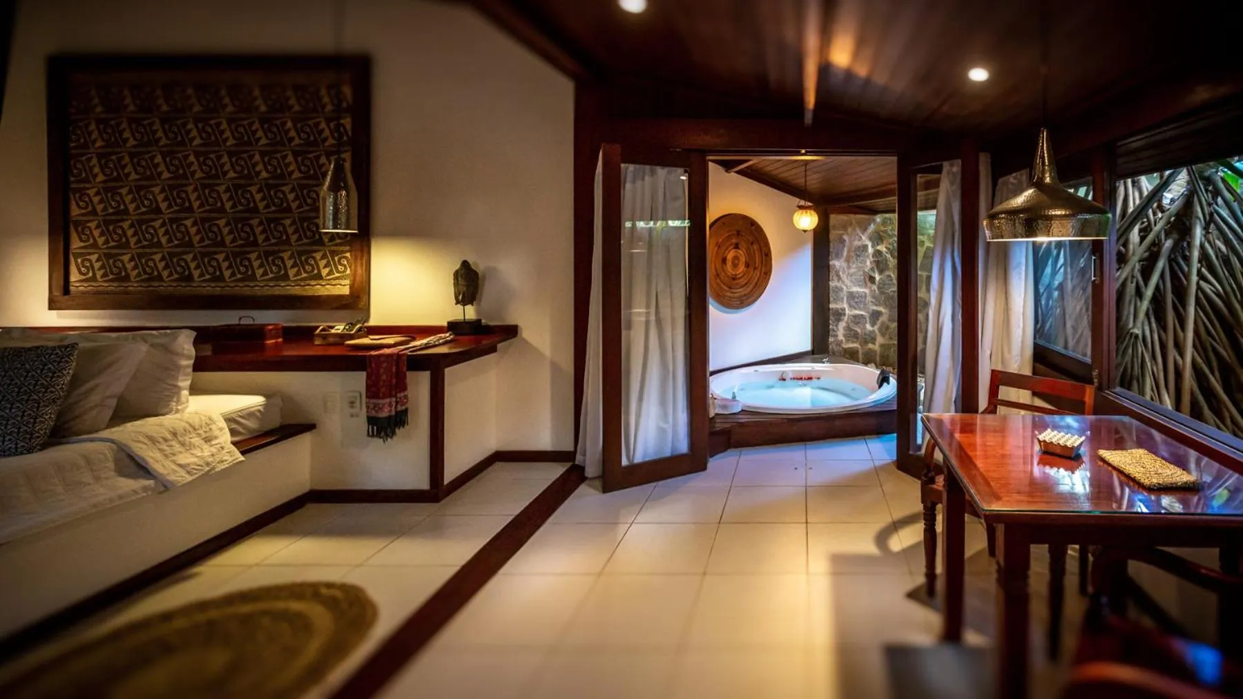 Bed in Hotel Sombra e Água Fresca