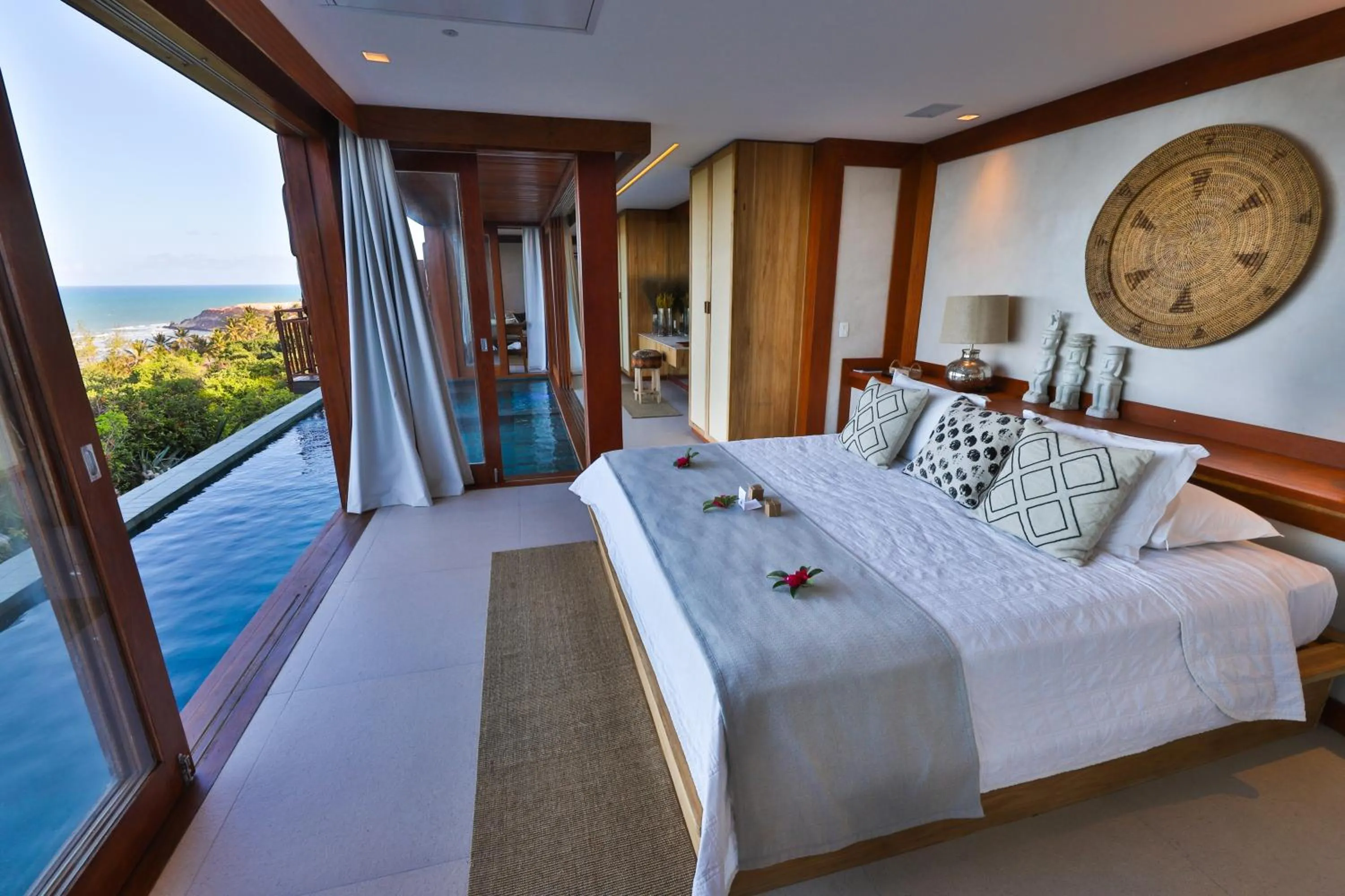 Bed in Hotel Sombra e Água Fresca