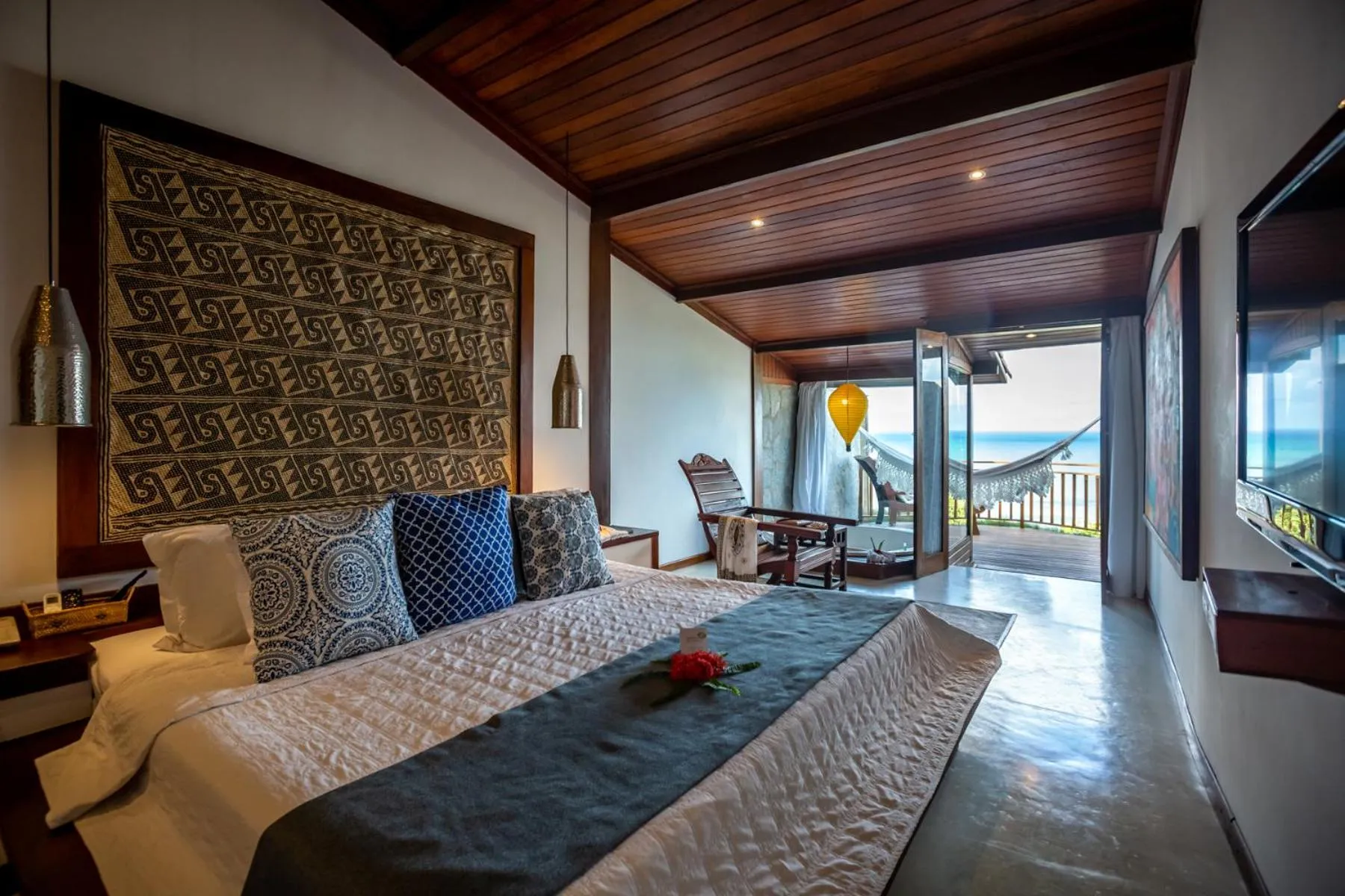 Bed in Hotel Sombra e Água Fresca