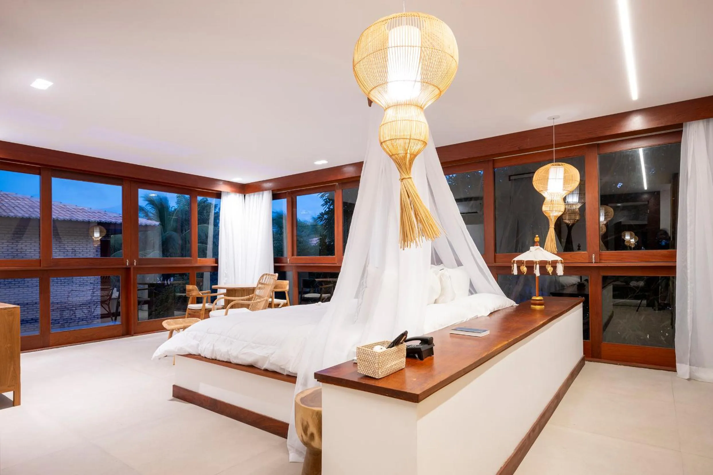 Bed in Hotel Sombra e Água Fresca