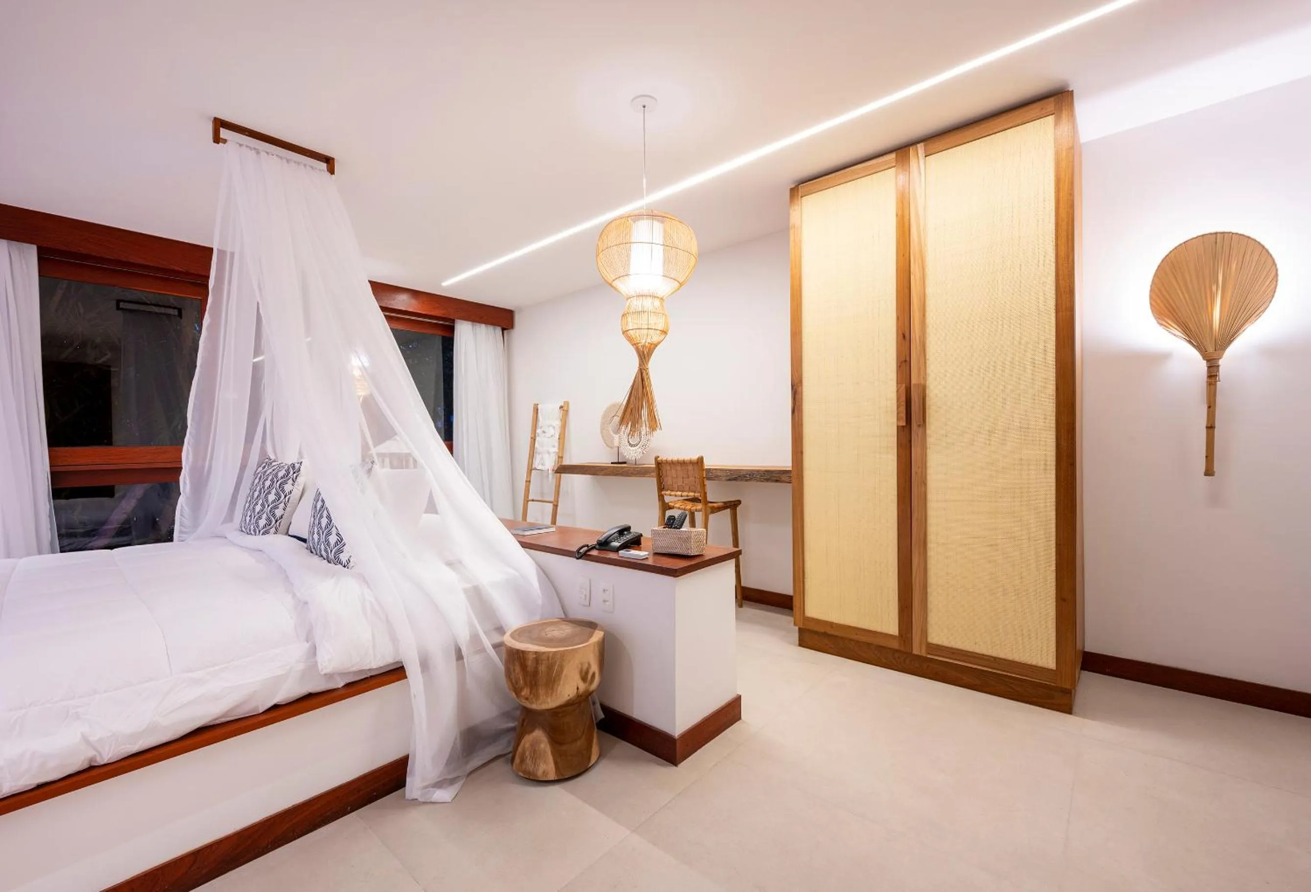 Bed in Hotel Sombra e Água Fresca