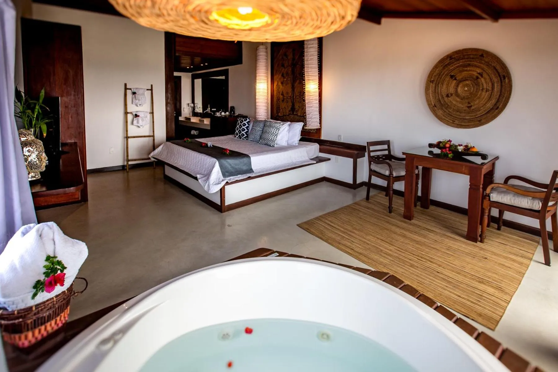 Bed in Hotel Sombra e Água Fresca