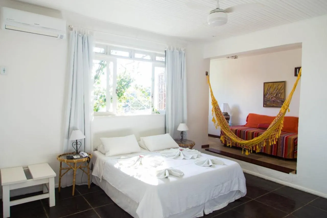 Bed in Pousada Hotel Praia dos Anjos