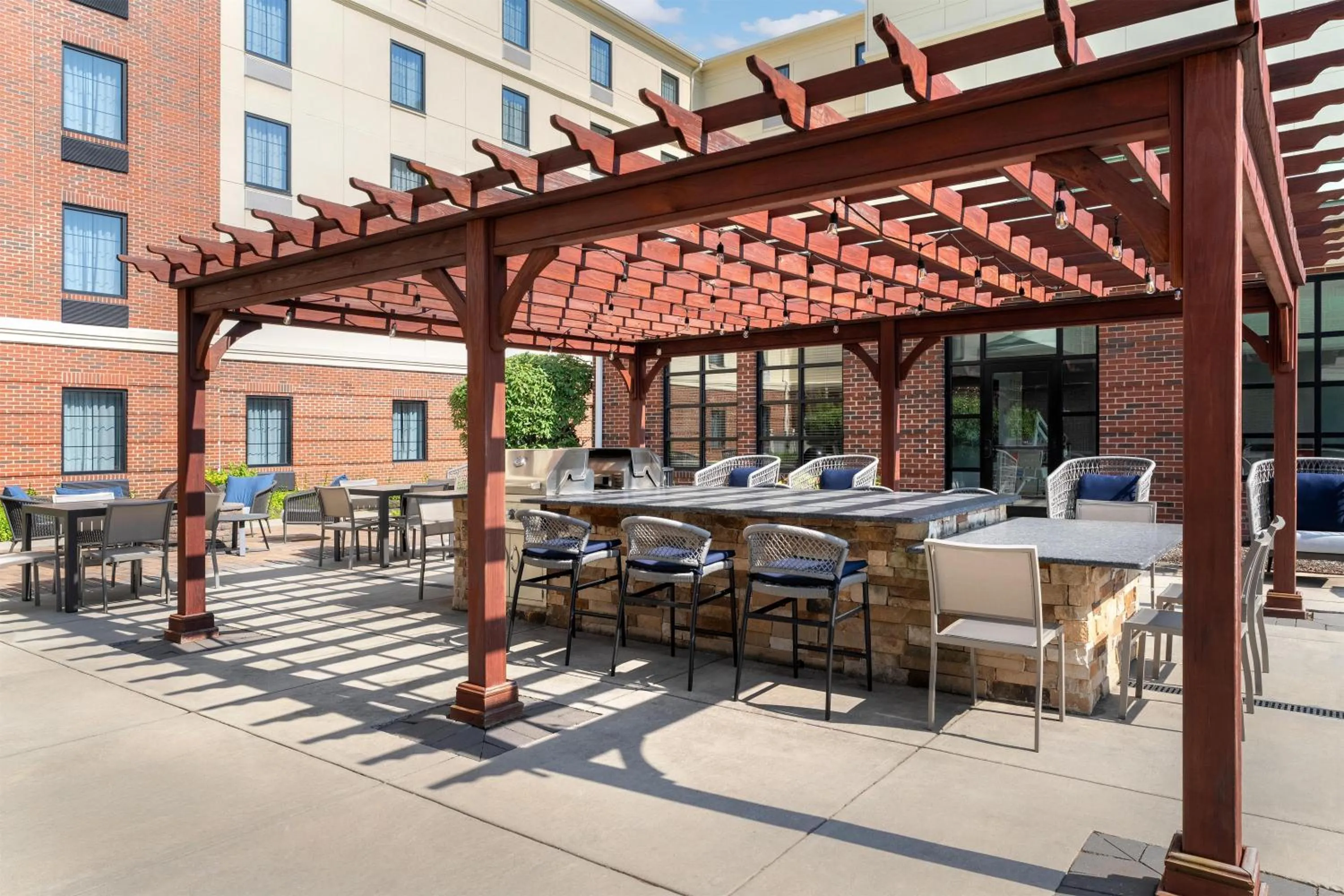 Patio in Homewood Suites by Hilton Newtown - Langhorne, PA