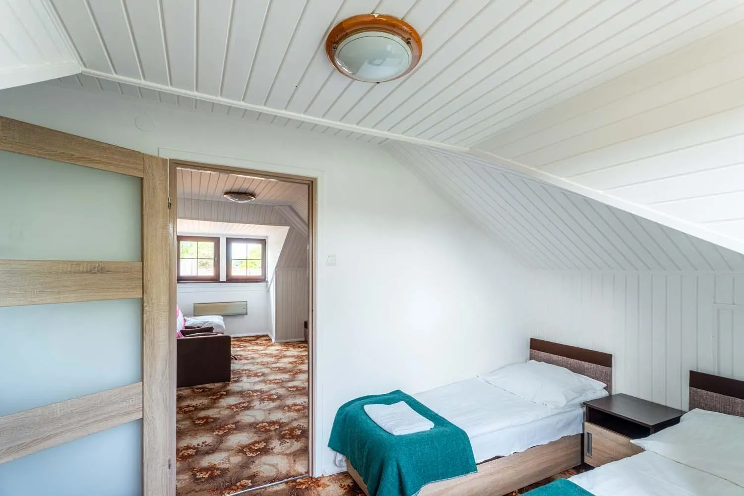 Bed in Pensjonat Pod Lwem
