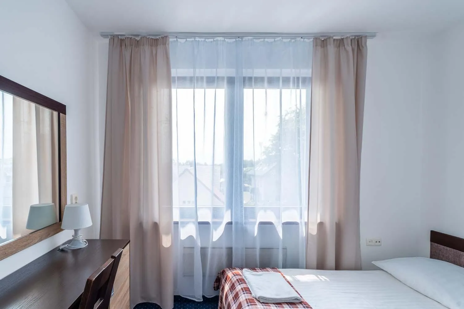 Bed in Pensjonat Pod Lwem