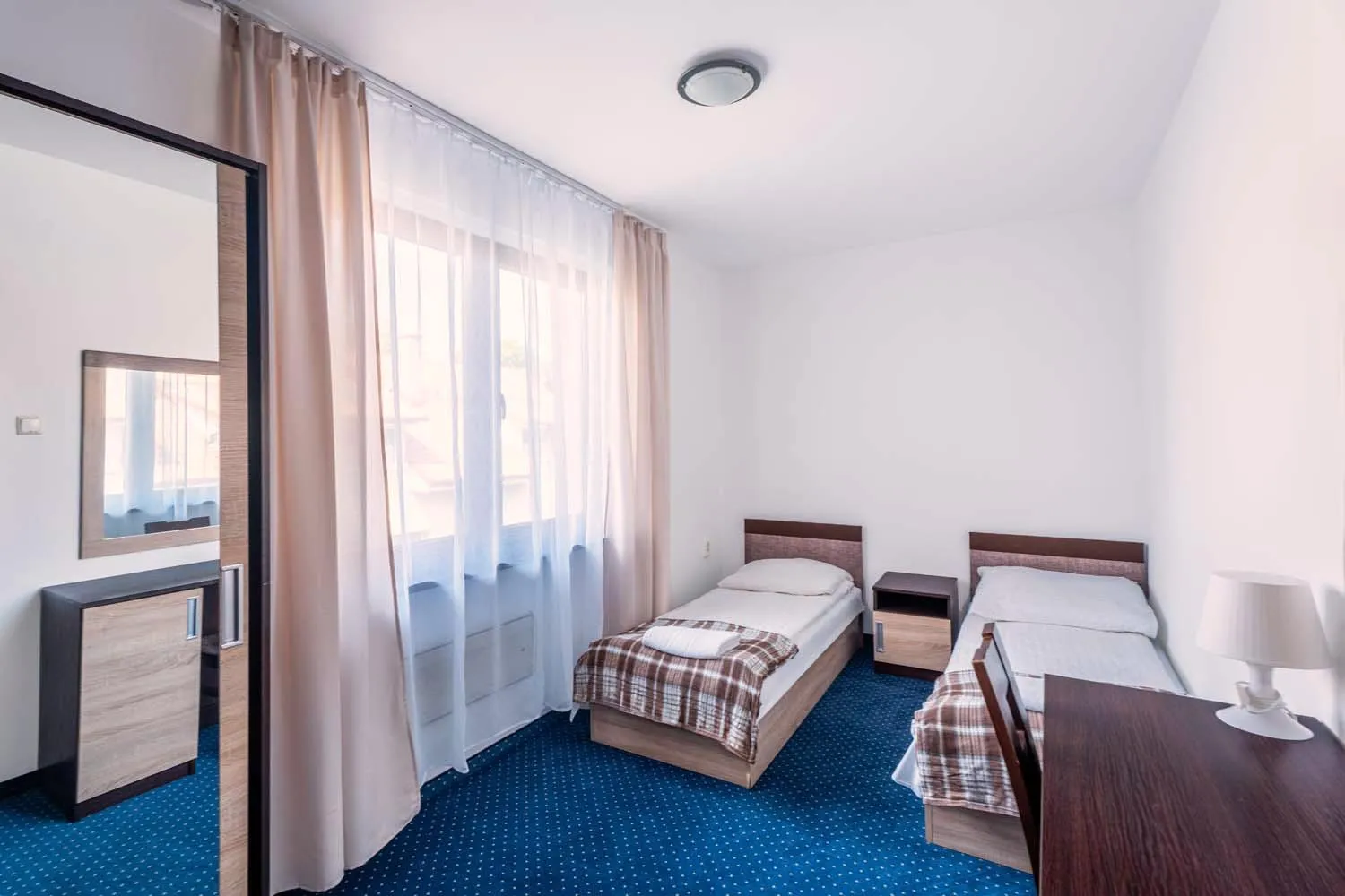 Bed in Pensjonat Pod Lwem