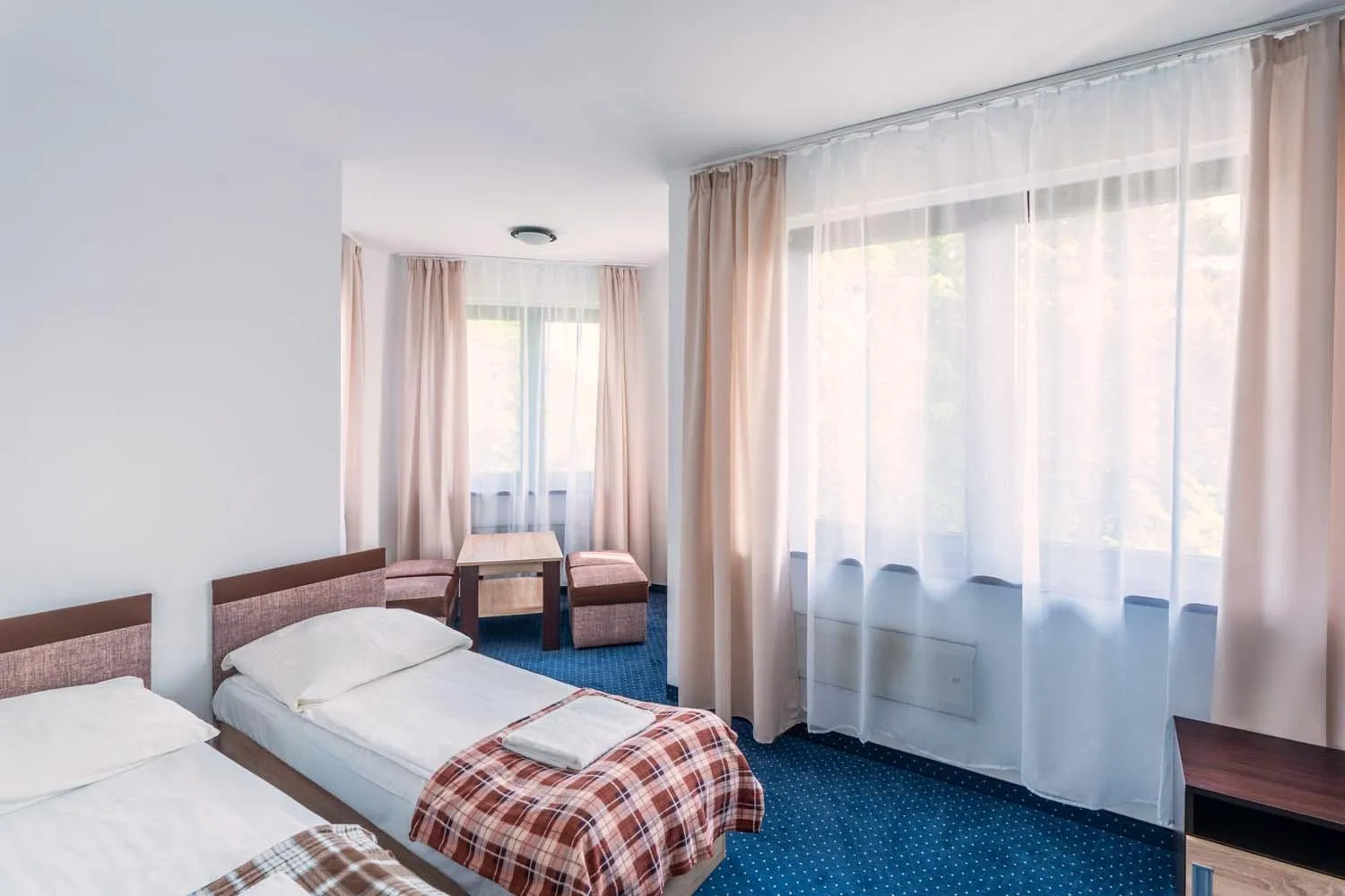 Bed in Pensjonat Pod Lwem