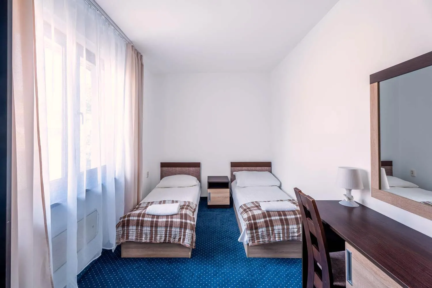 Bed in Pensjonat Pod Lwem