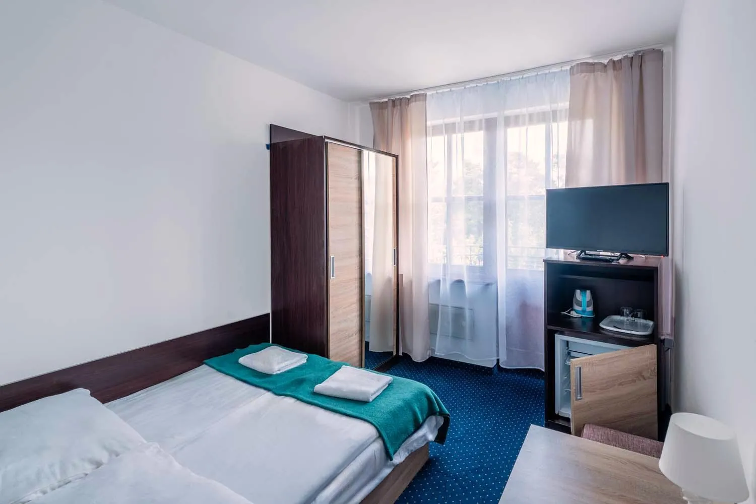 Bed in Pensjonat Pod Lwem