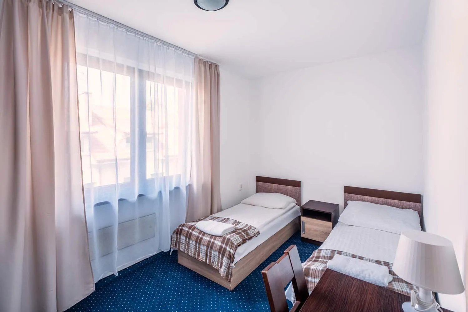 Bed in Pensjonat Pod Lwem