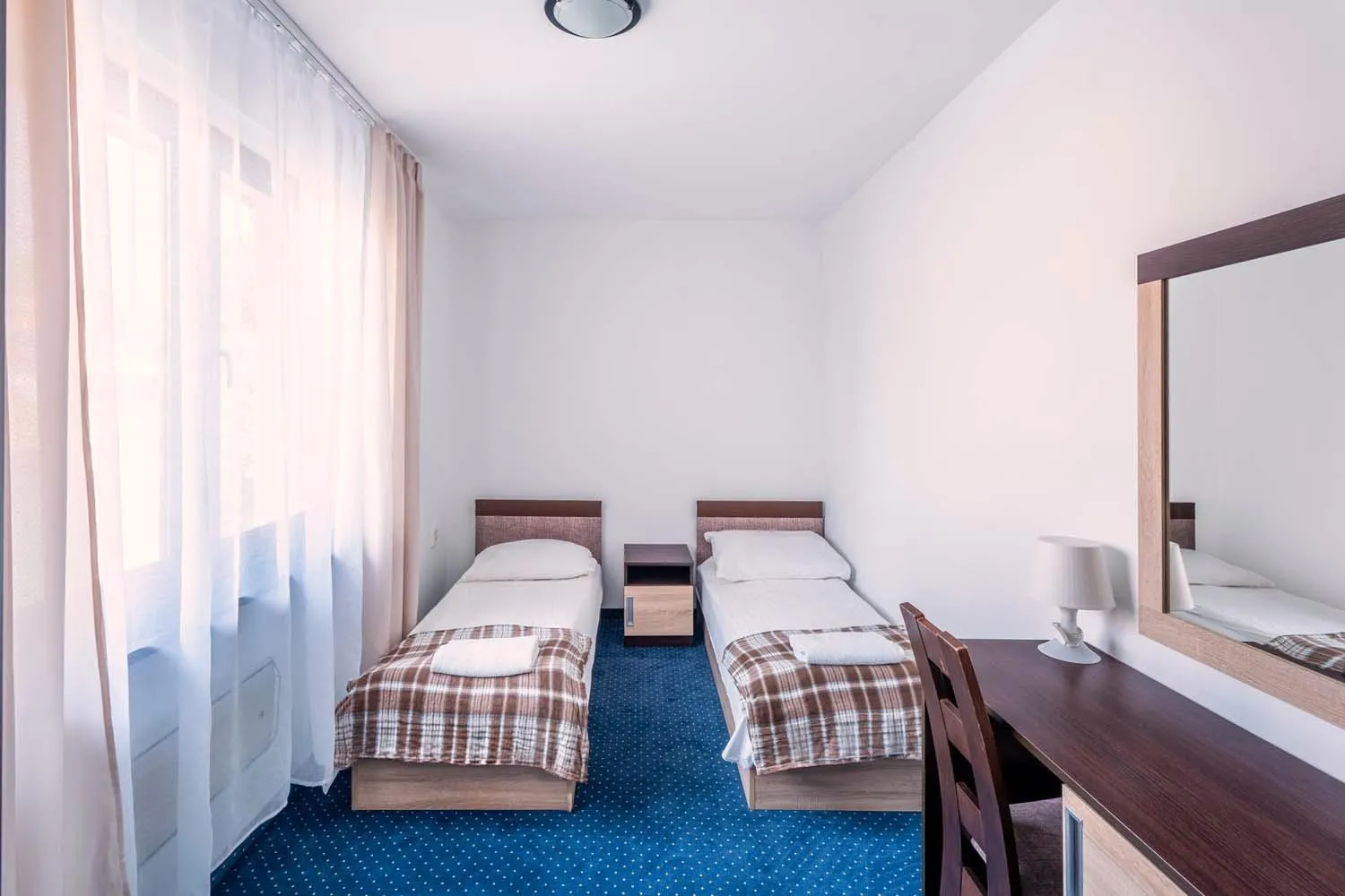 Bed in Pensjonat Pod Lwem