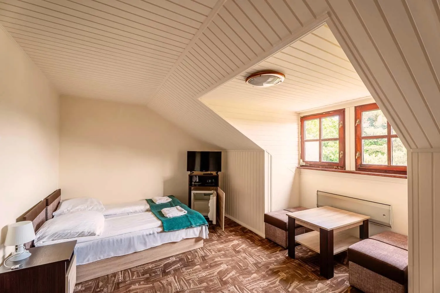 Bed in Pensjonat Pod Lwem