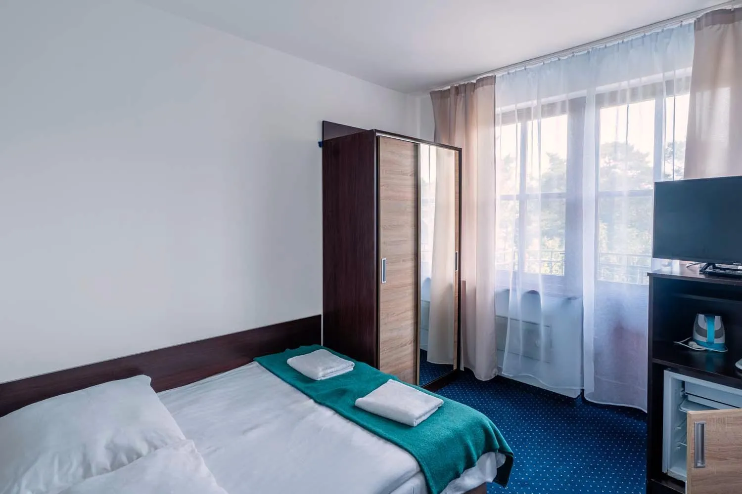 Bed in Pensjonat Pod Lwem