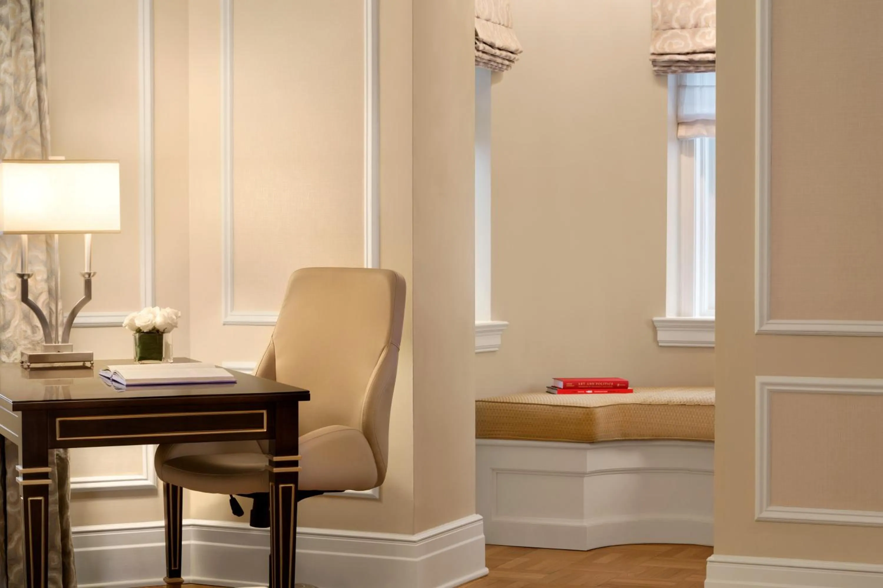 Seating area in Fairmont Chateau Laurier