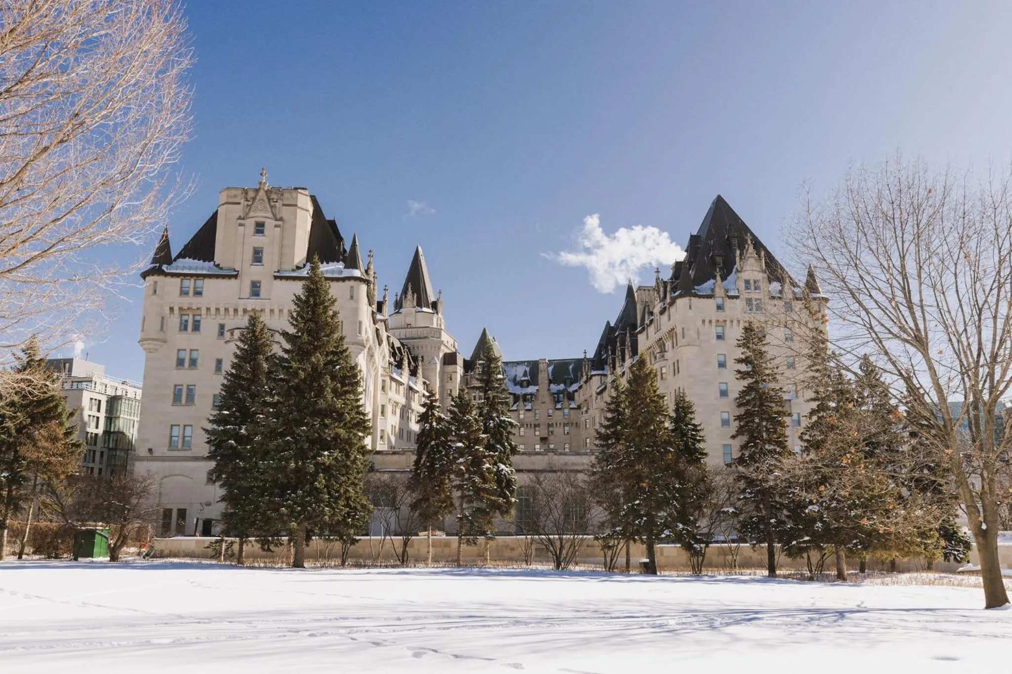 Winter in Fairmont Chateau Laurier