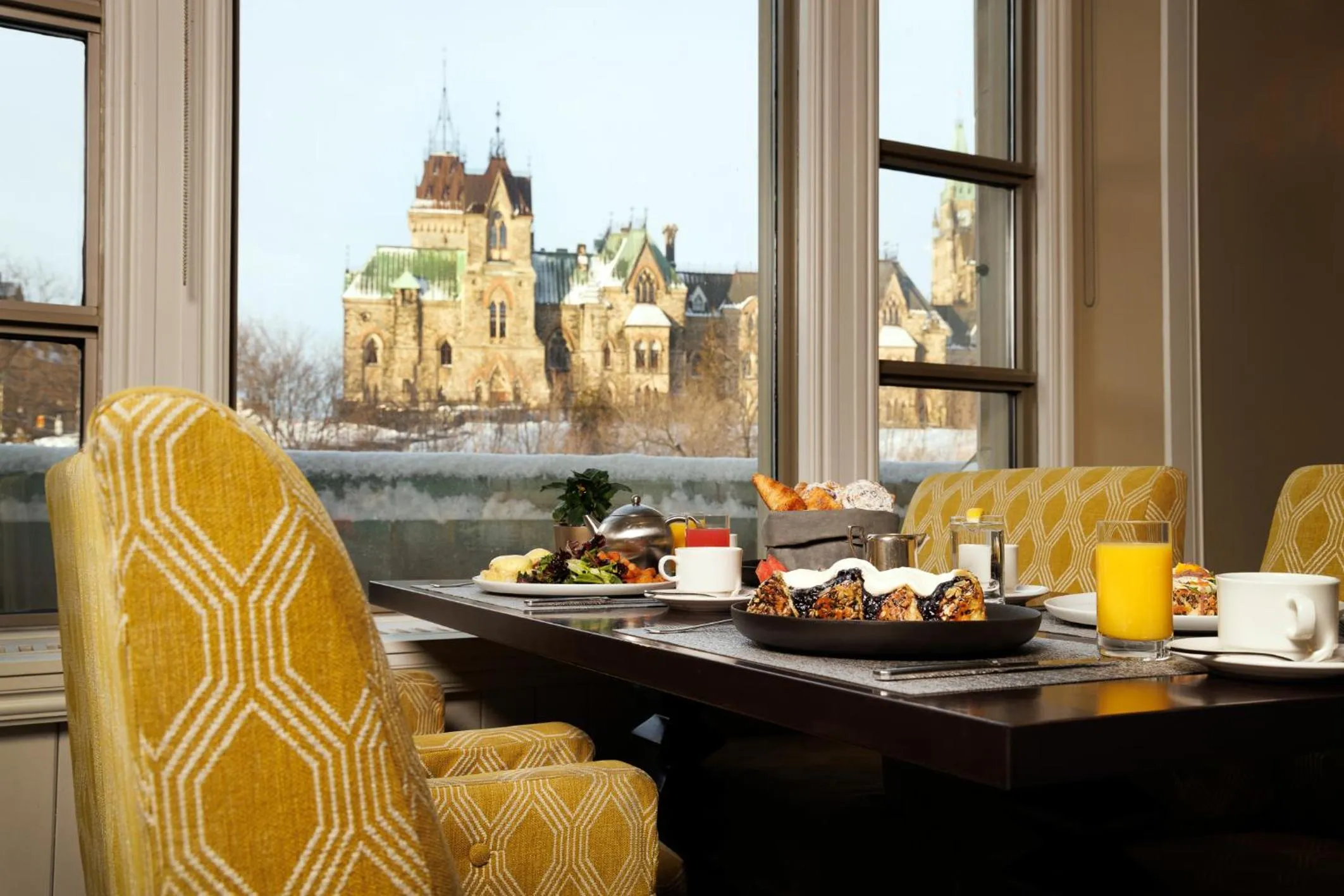 Breakfast in Fairmont Chateau Laurier