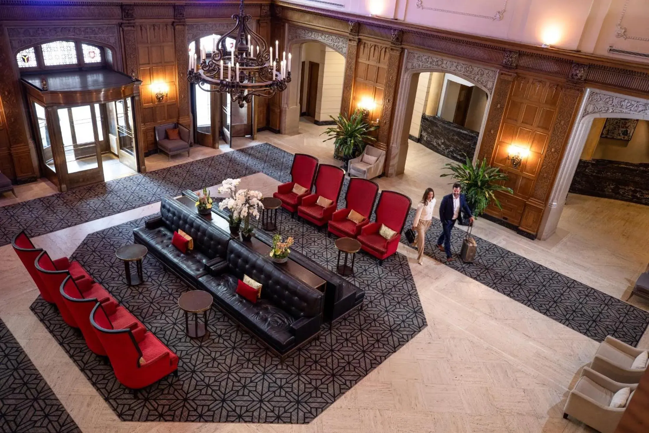 Lobby or reception in Fairmont Chateau Laurier Lobby or reception in Fairmont Chateau Laurier