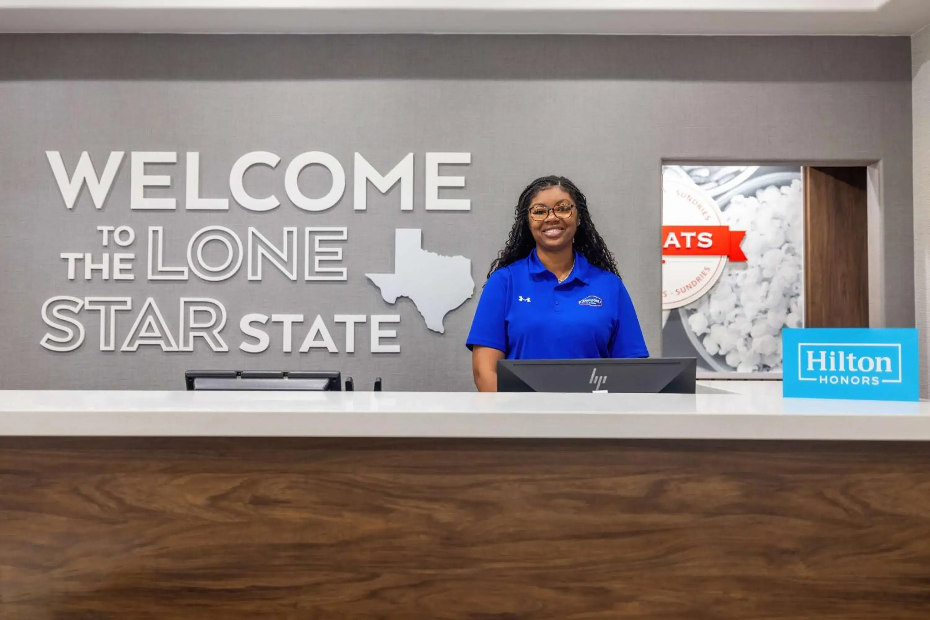 Lobby or reception in Hampton Inn & Suites Brenham Lobby or reception in Hampton Inn & Suites Brenham