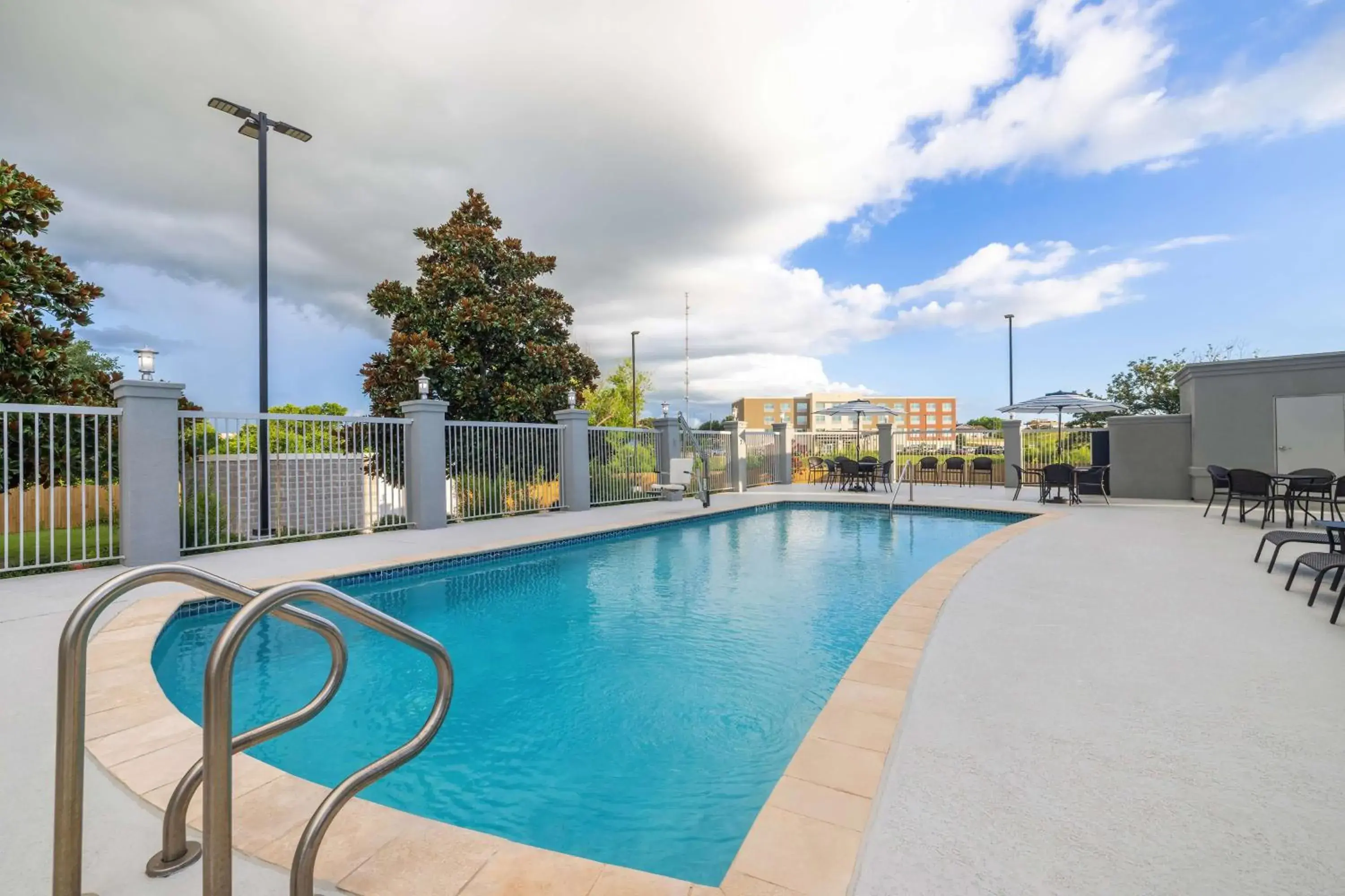 Pool view in Hampton Inn & Suites Brenham Pool view in Hampton Inn & Suites Brenham