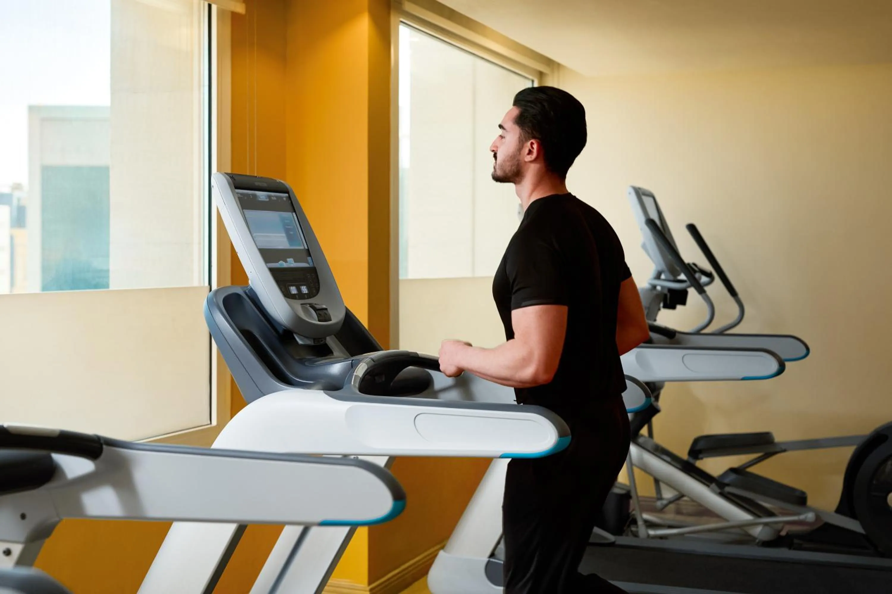 People in Golden Tulip Doha Hotel