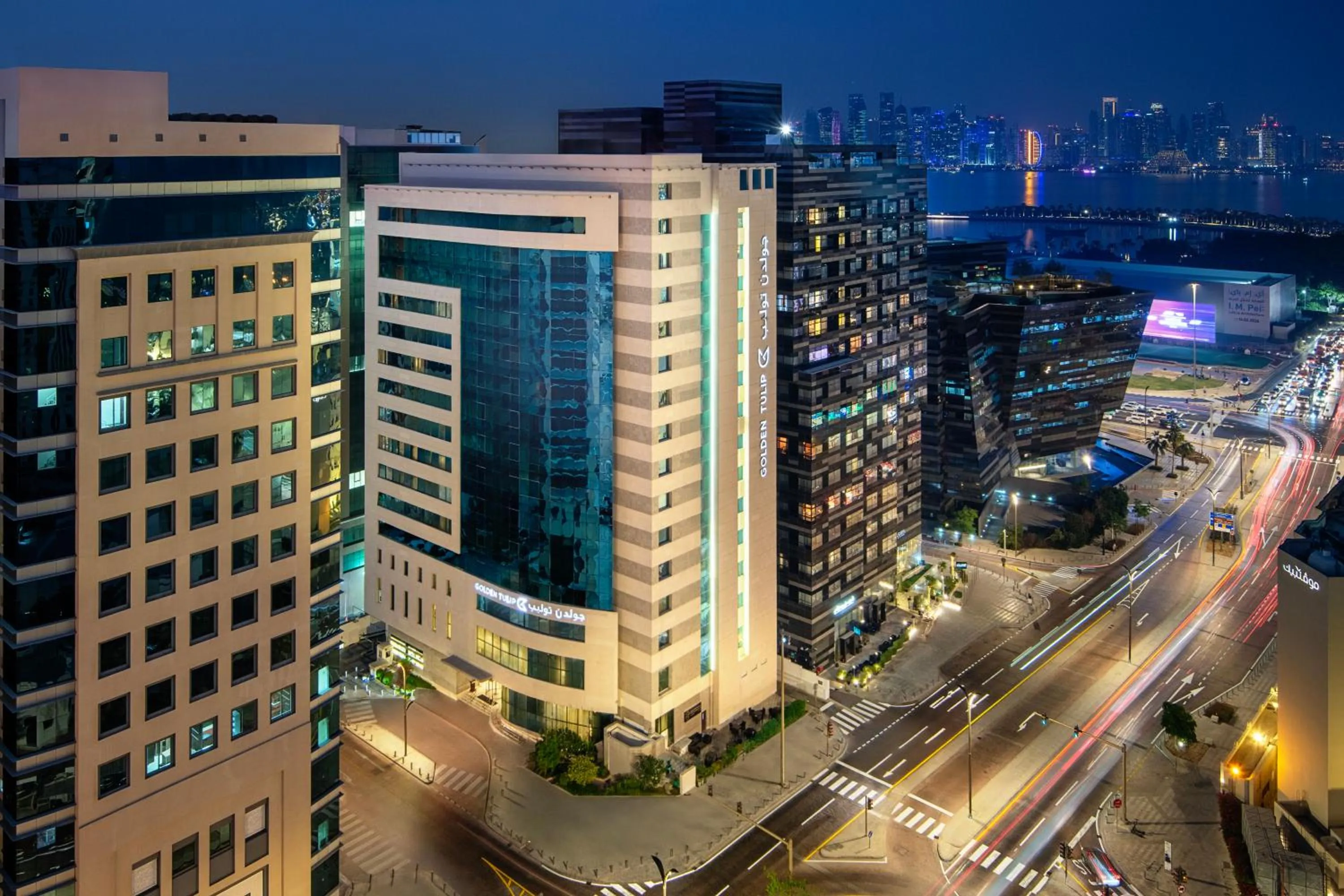 Property building in Golden Tulip Doha Hotel