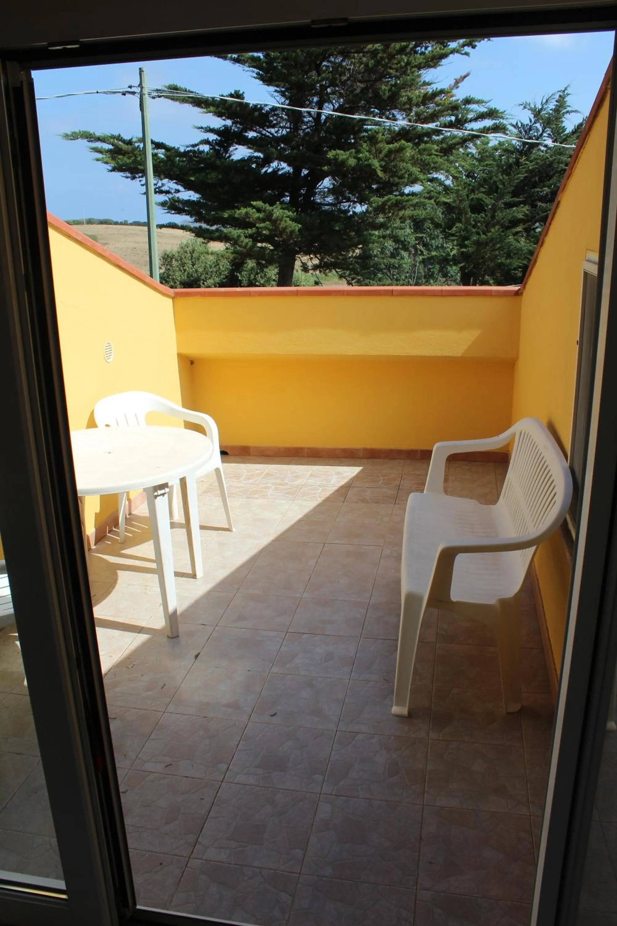 Balcony/Terrace in La Mansarda