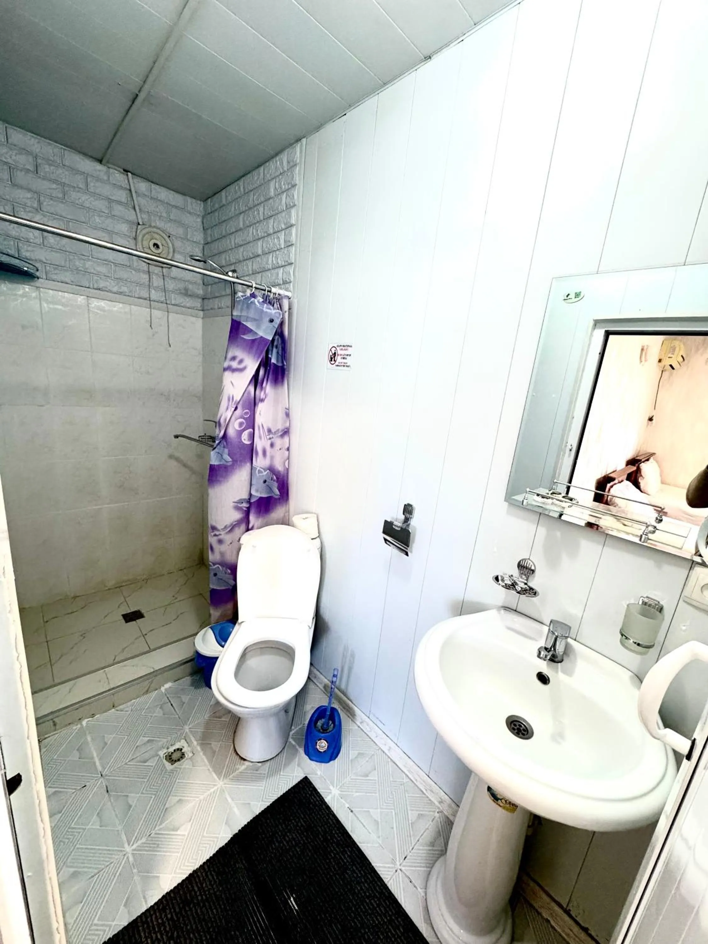 Toilet in Bukhara house hotel