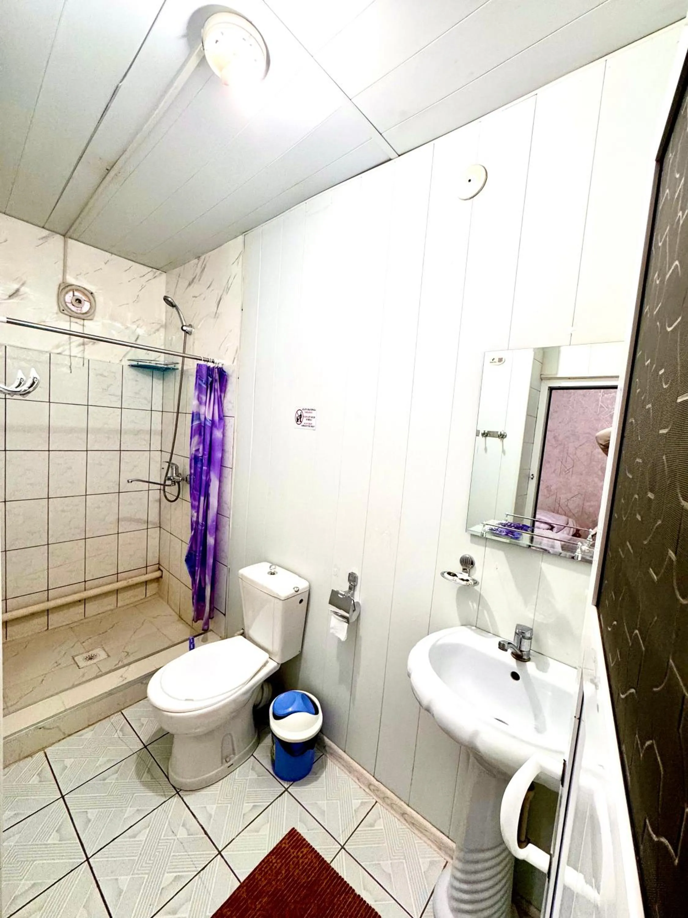 Shower in Bukhara house hotel