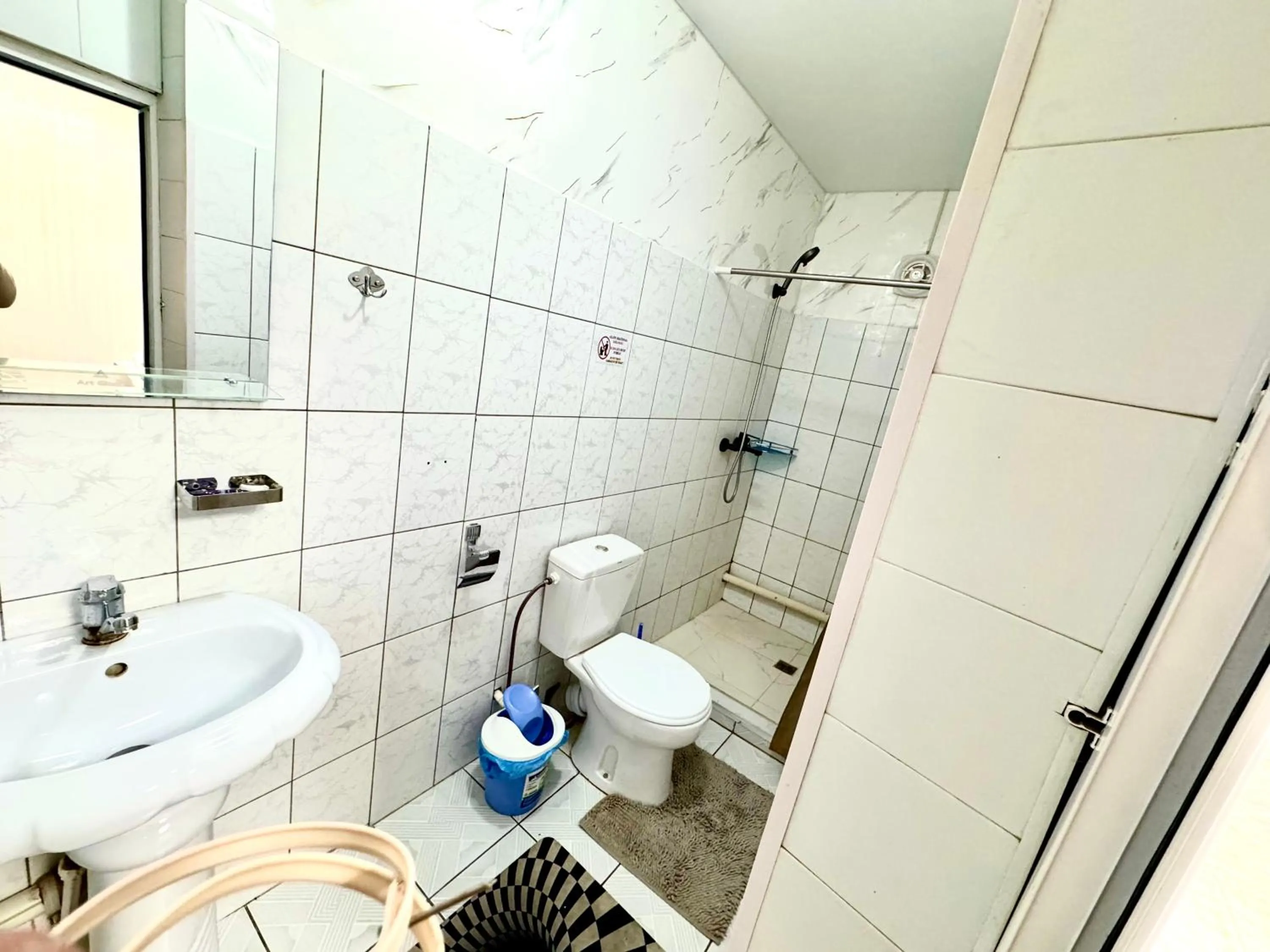 Shower in Bukhara house hotel