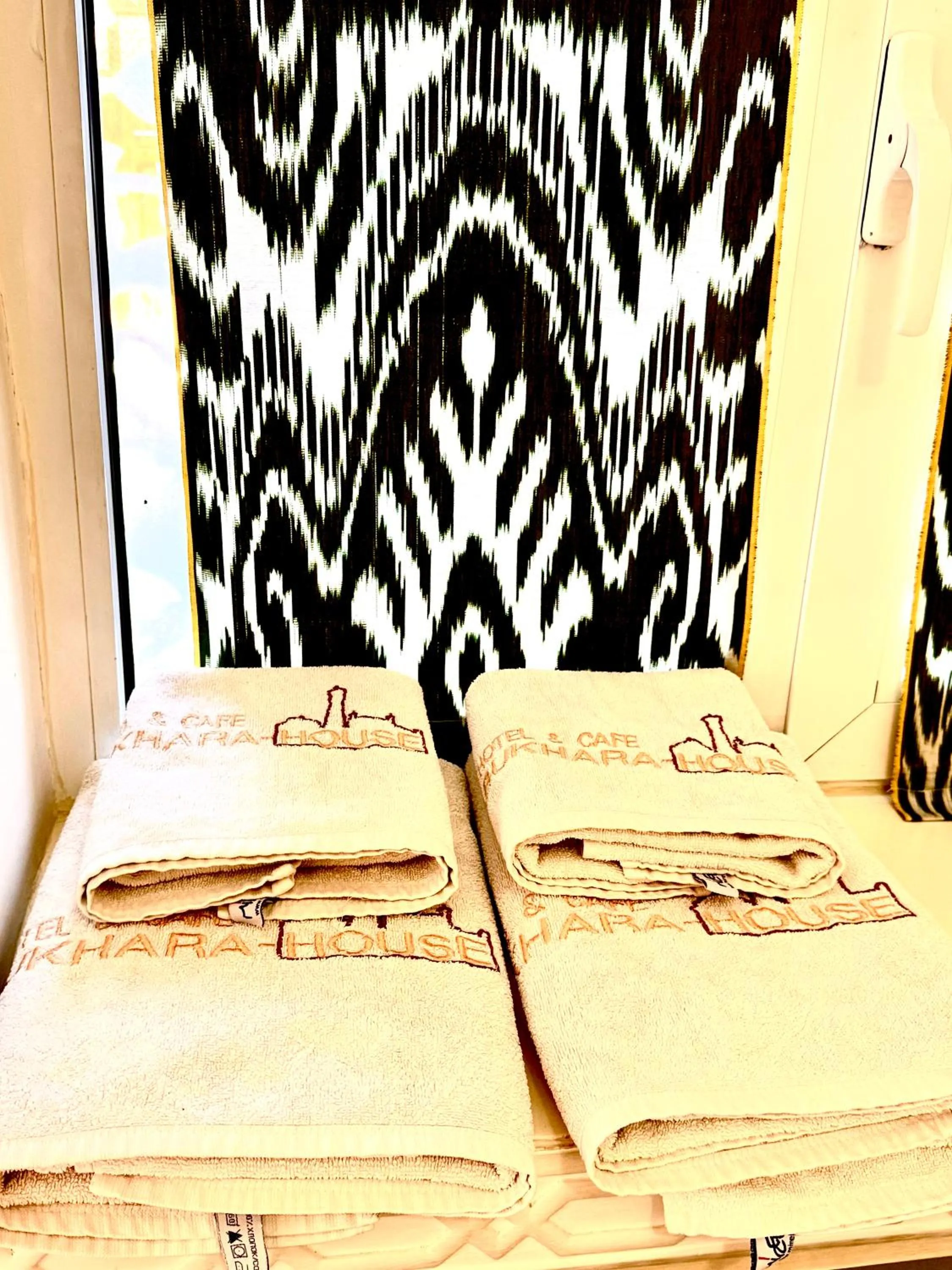 Bed in Bukhara house hotel